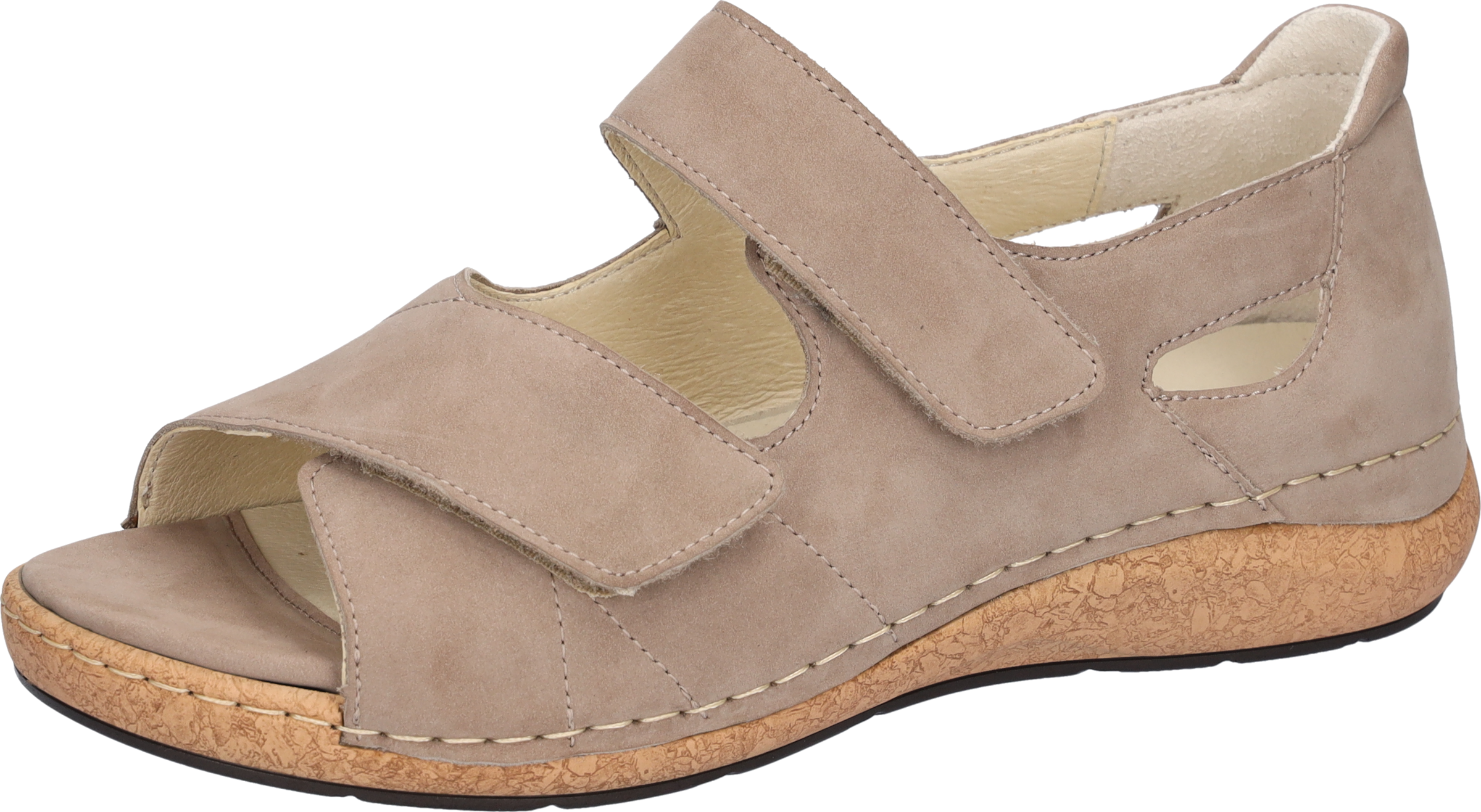 Waldläufer Sandale »K-Heliett«  , chaussure d'été, sandalette, talon compensé, en largeur confort K (= extra large)