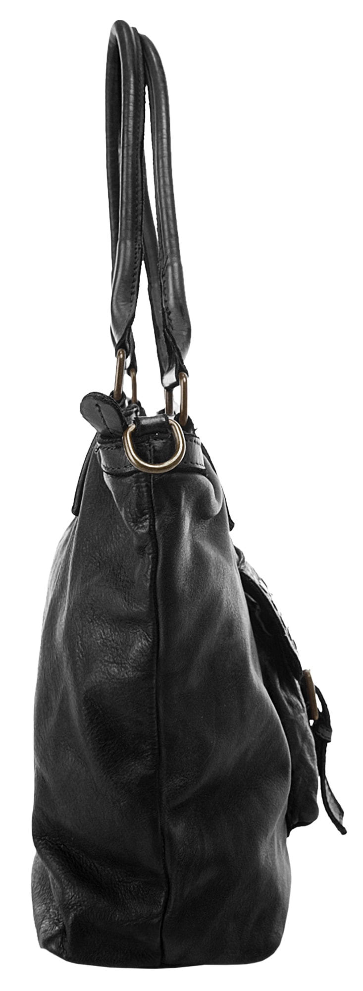 Samantha Look Shopper echt Leder, Made in Italy