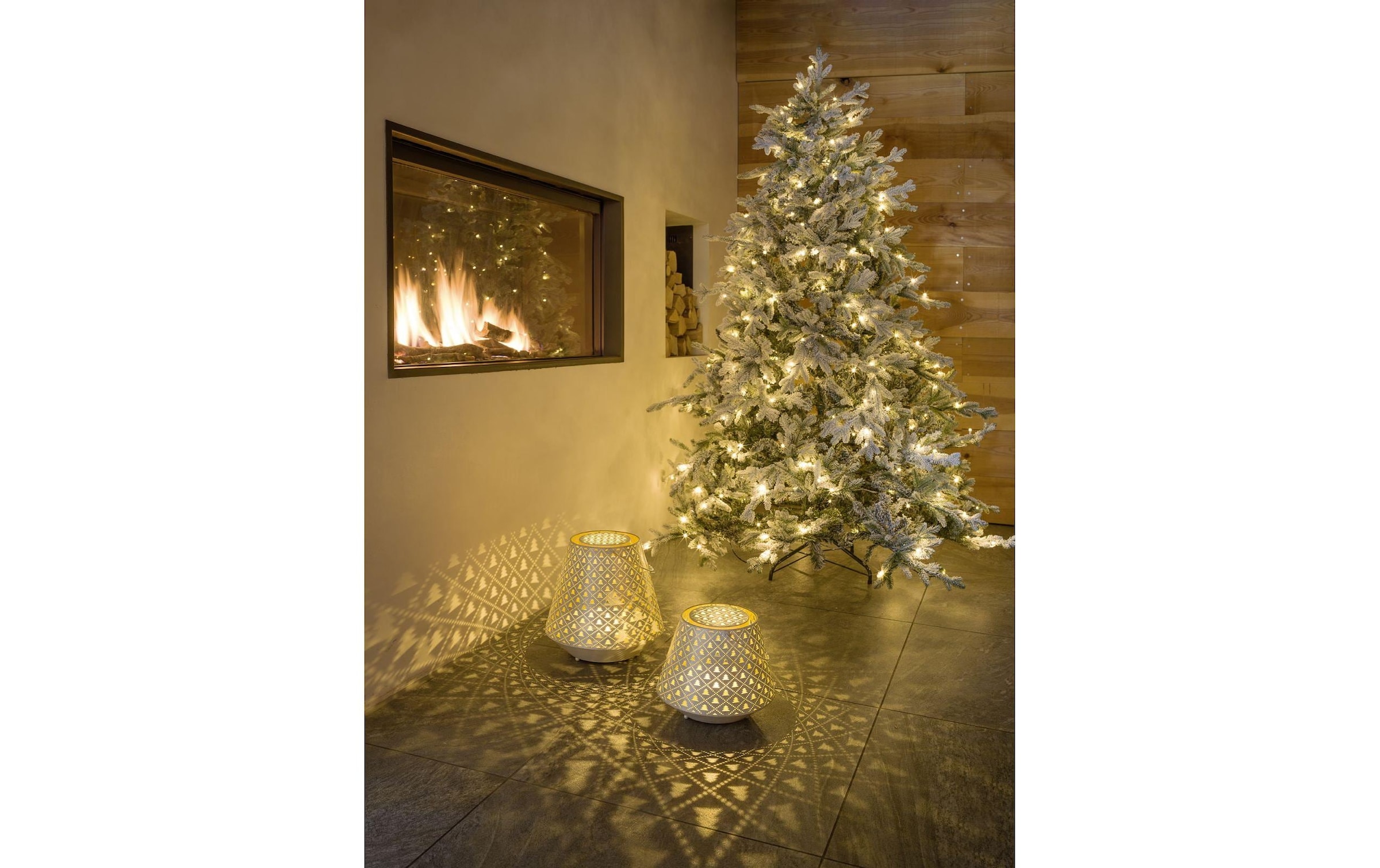 STT LED Laterne »Nova tree« Warmweiss