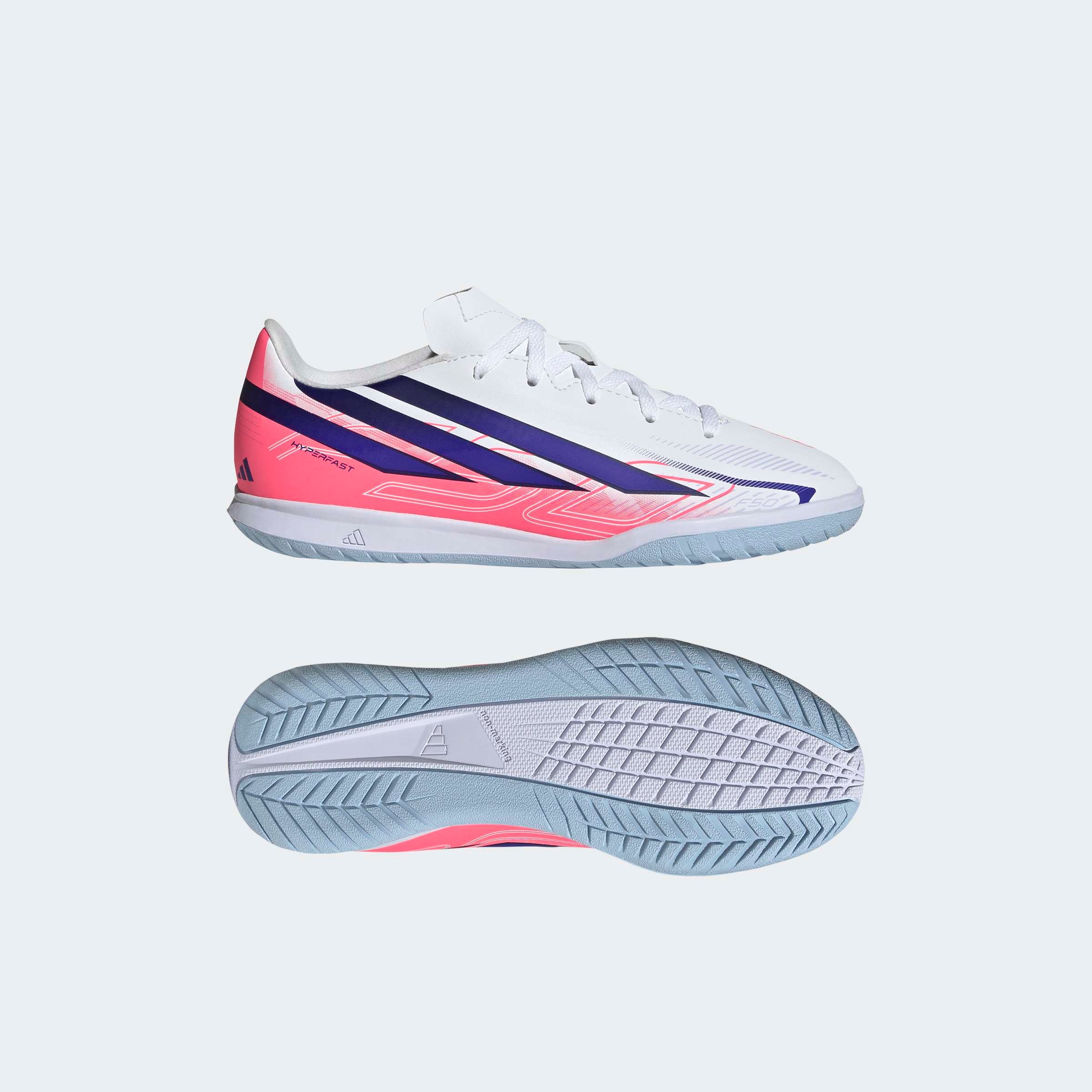 adidas Performance Fussballschuh »F50 HYPERFAST CLUB KIDS«  für Hallenboden, für Jugendliche & Kinder