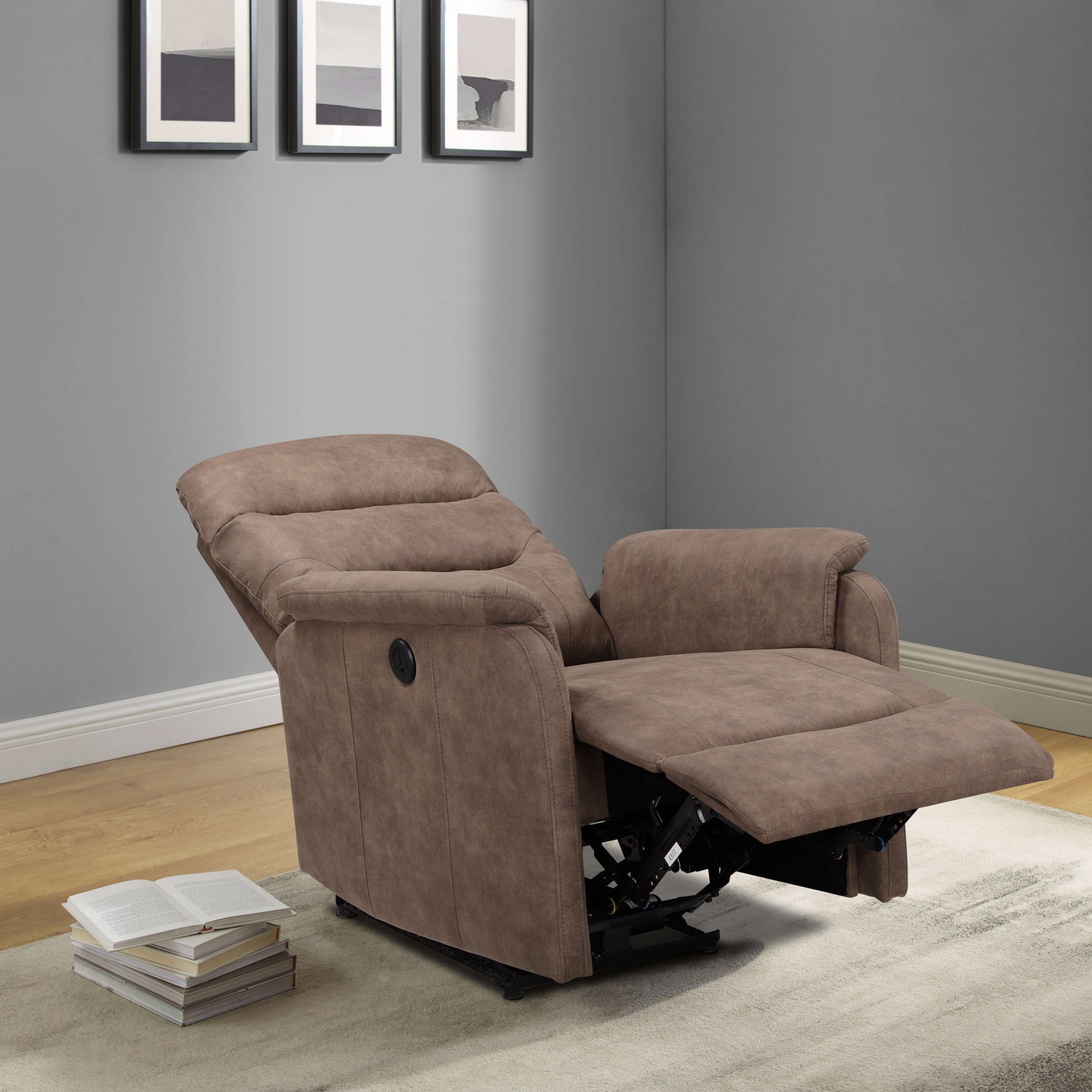 Home affaire Relaxsessel »Coullon, TV-Sessel mit Schlaffunktion,« Relaxfunktion mit USB Anschluss