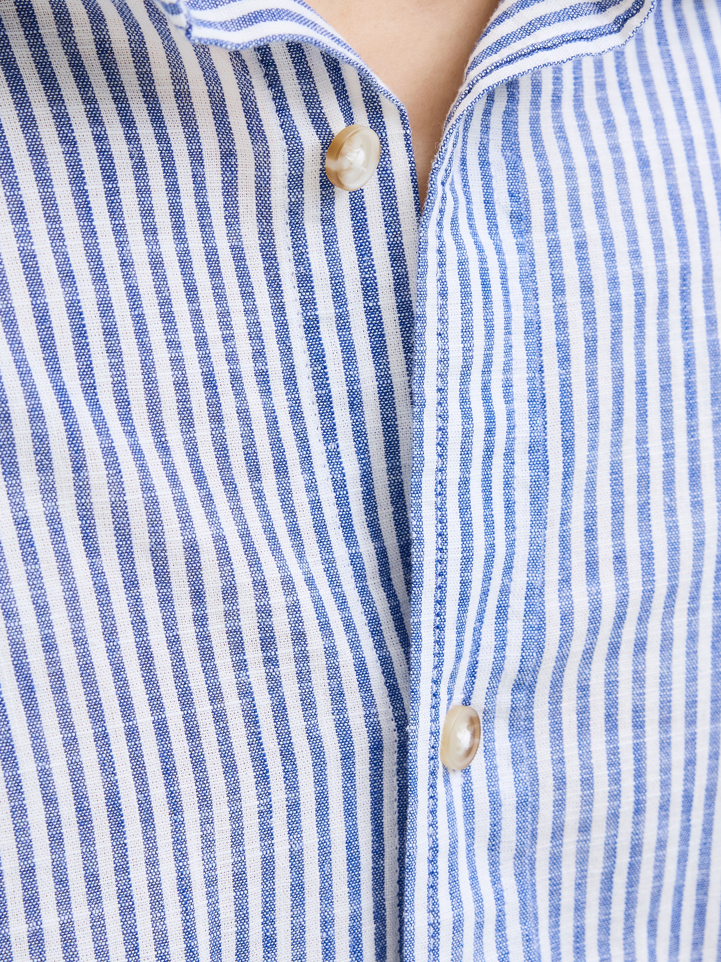 Jack & Jones Langarmhemd »JJESUMMER SHIRT LS SN« mit Hemdkragen