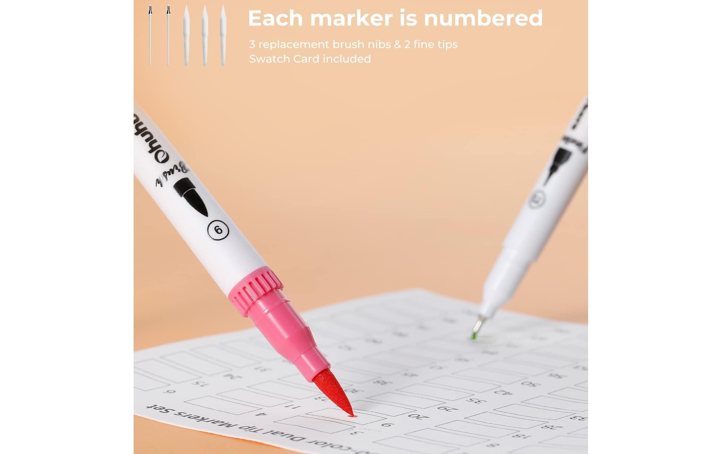   Fineliner »Ohuhu Maui Serie (60 Stk.) 60 Stück«