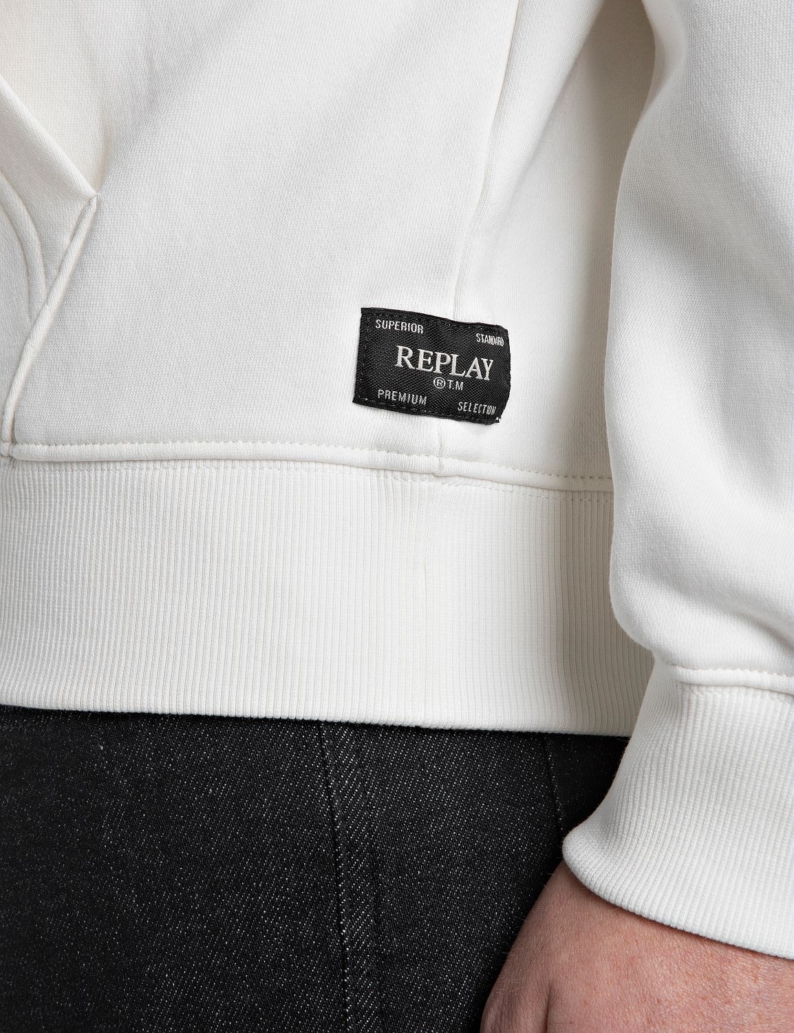 Replay Sweat à capuche , mit grossem Markenprint vorn
