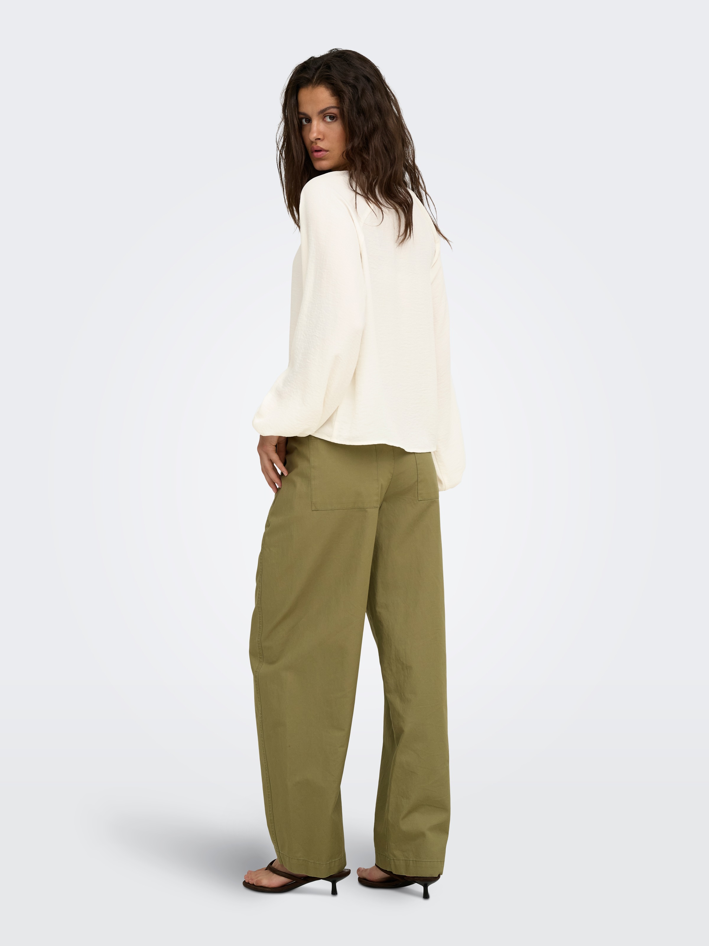 JDY Blouse à manches longues »JDYDIVYA LIFE L/S O-NECK SHIRT WVN« Polyester