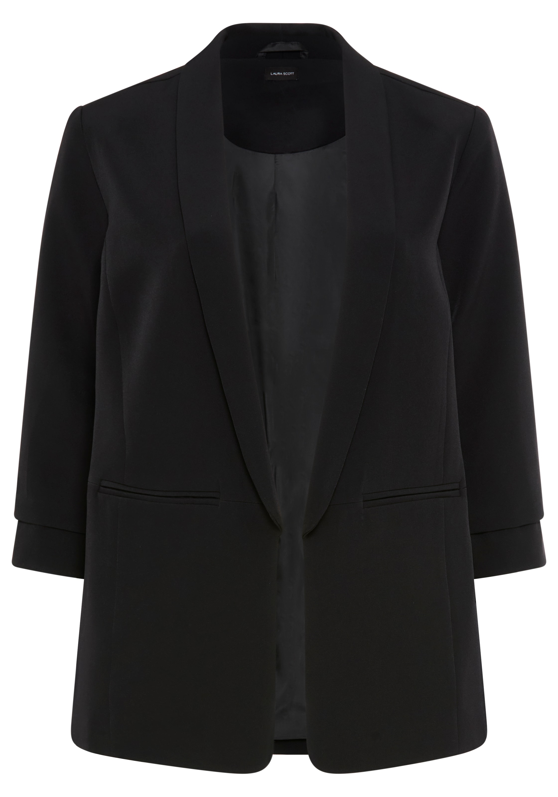 Laura Scott CURVE Longblazer feminin geschnittener Blazer, figurumspielende Passform