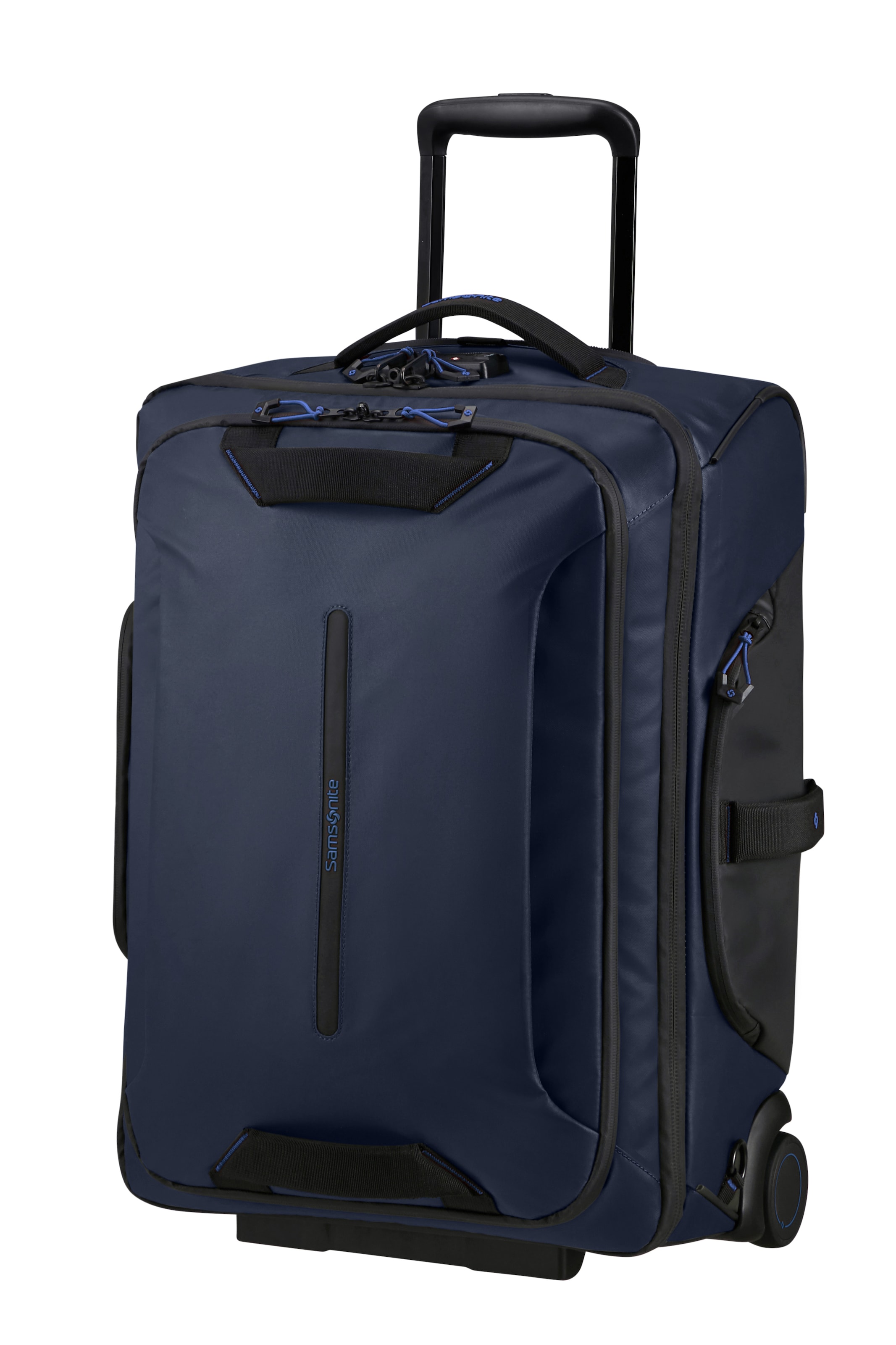 Samsonite Trolley à bagages souples »Prodiver 55« 51 litre 2 Rollen en nylon robuste, avec poche latérale pratique, avec housse de pluie