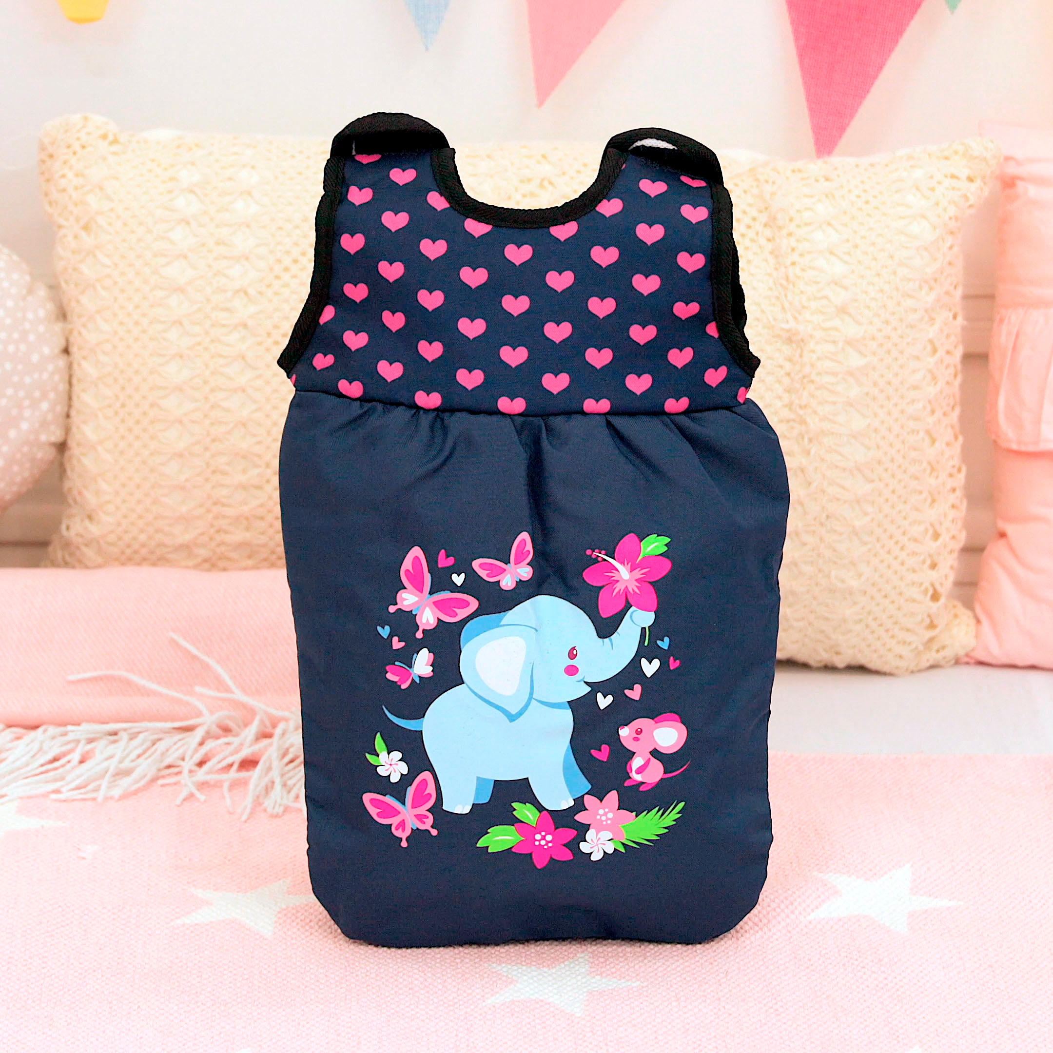 Bayer Sac de couchage pour poupées »Elefant«