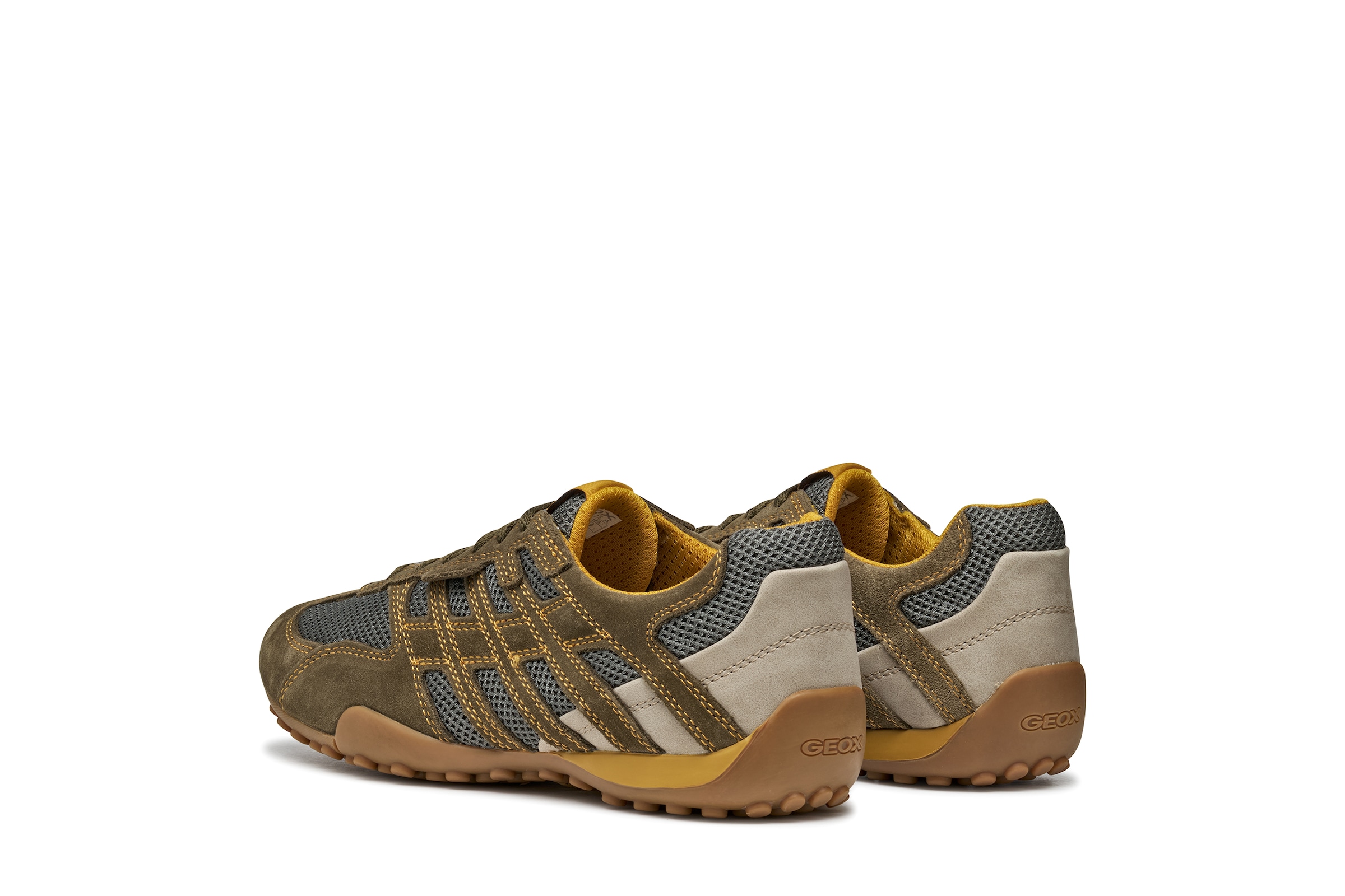 Geox Chaussure à lacets »U SNAKE ORIGINAL«  , Schnürschuh, Freizeitschuh, Trekking Sneaker mit Lederinnensohle