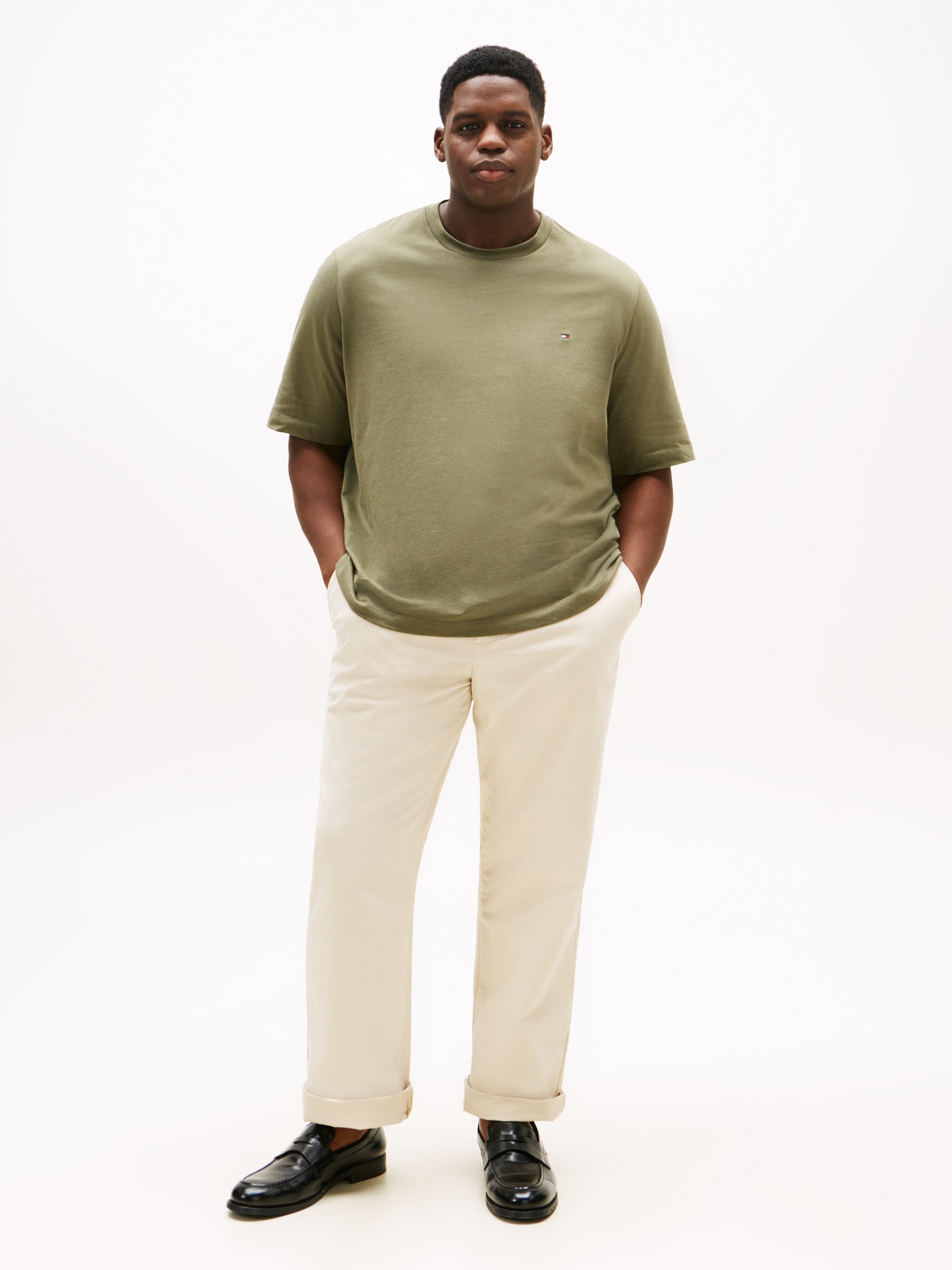 Tommy Hilfiger Big & Tall T-shirt »BT-ESS SEASONAL REG SOLID TEE-B«, Grosse Grössen
