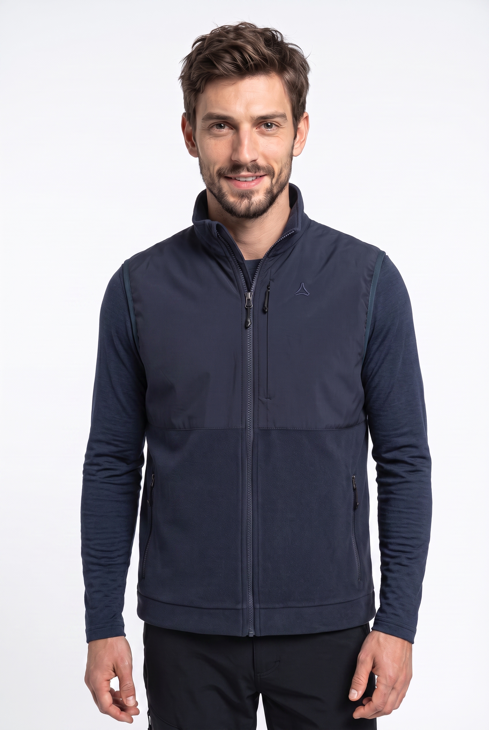Schöffel Fleeceweste mit Reissverschluss-Brusttasche, aus Polyester, auch in grossen Grössen