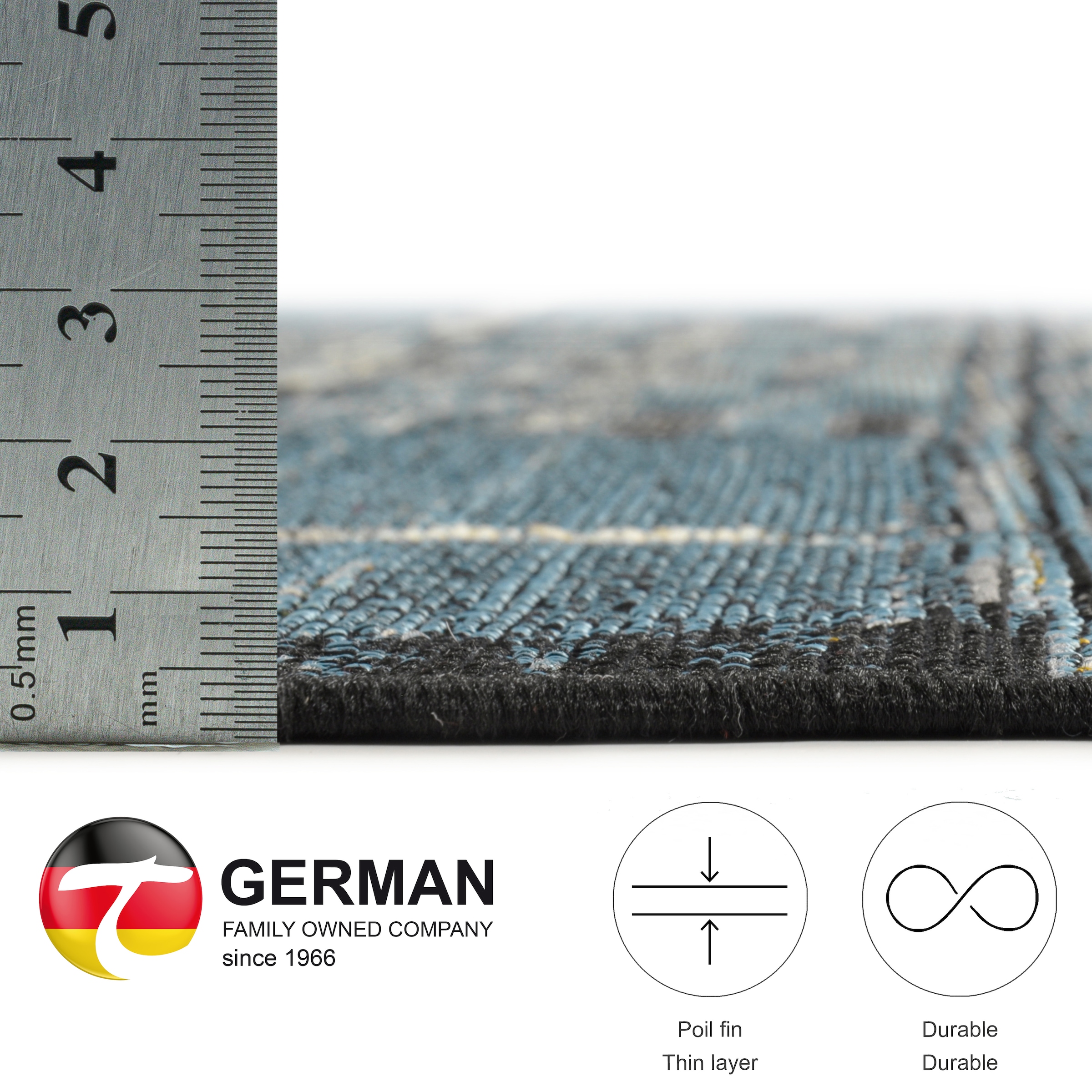 Gino Falcone Tapis »Outdoor-Africa 38« Rectangulaire 5 mm Höhe Flachgewebe, Ethno Style, In- und Outdoor geeignet