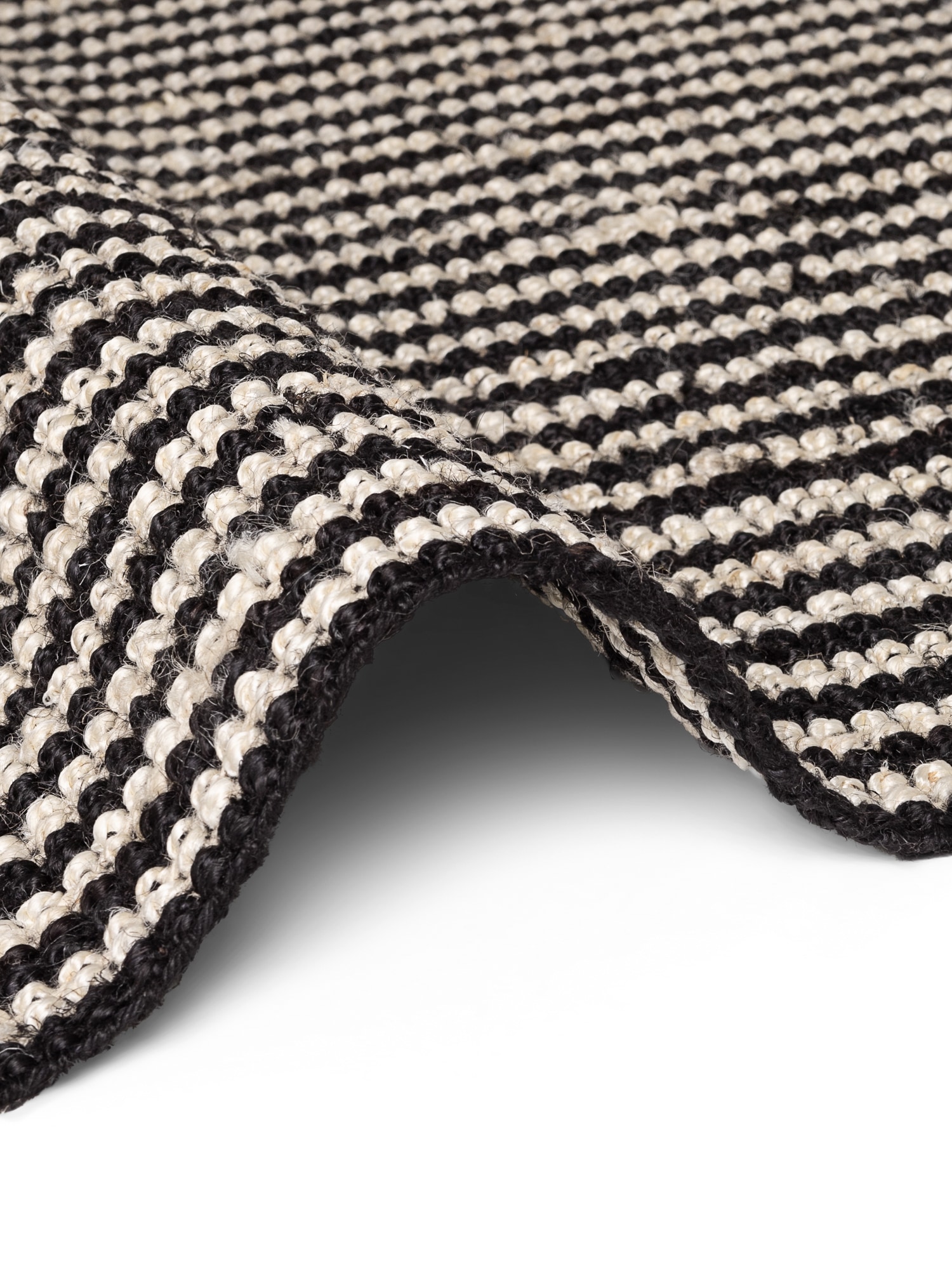 ELLE DECORATION Teppich »Juteteppich Ebony« rechteckig 10 mm Höhe Jute, Natur, Wohnzimmer, Esszimmer, Schlafzimmer, Flur, Modern, Boho