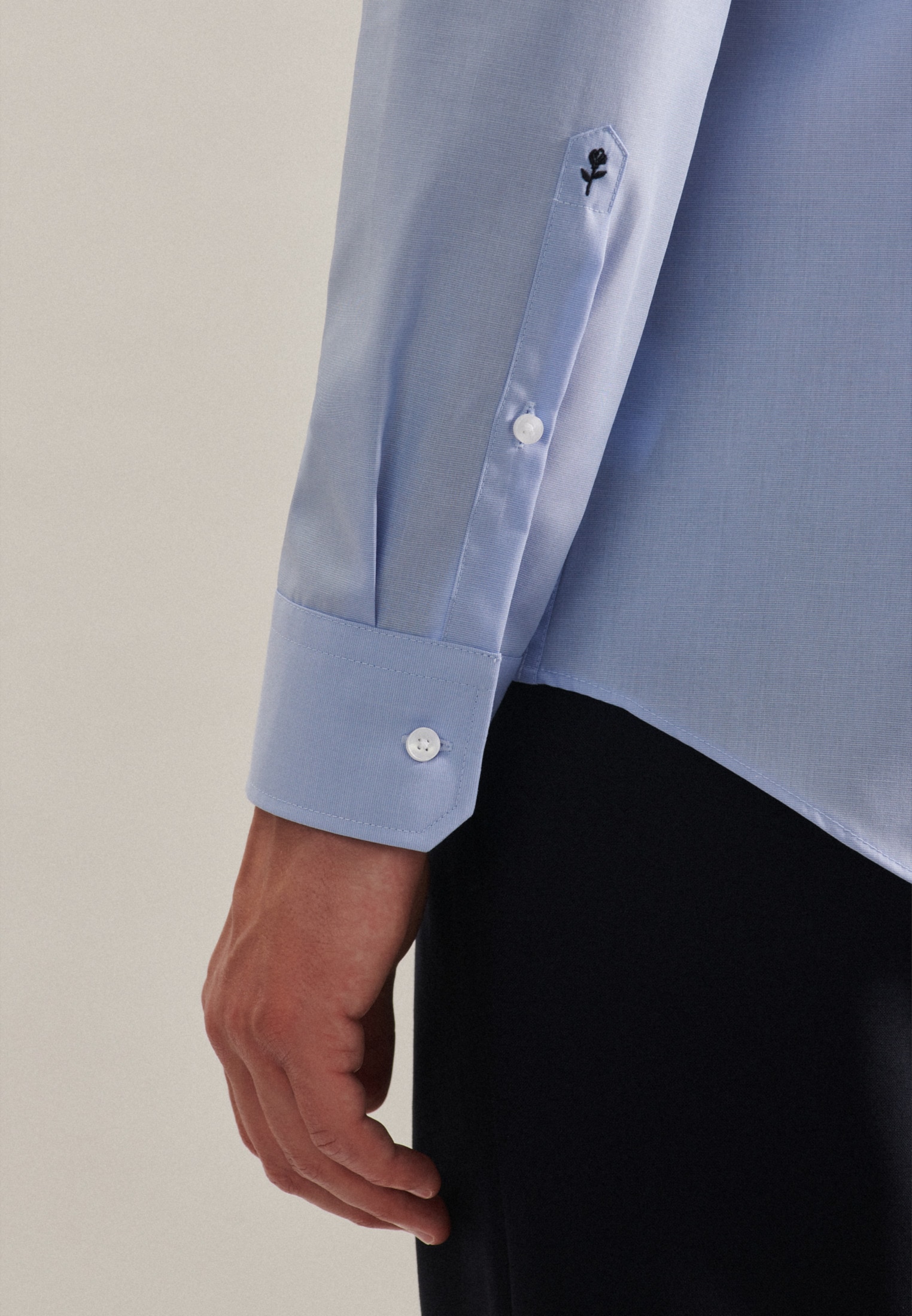 seidensticker Chemise d'affaires »Slim« col Kent 1/1 slim uni