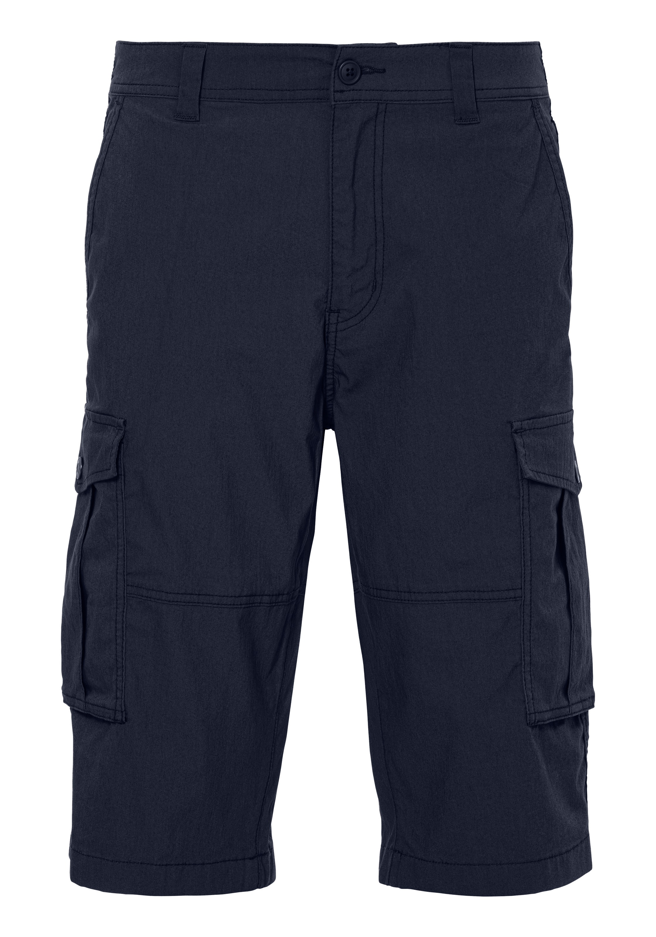 John Devin Cargobermudas »aus elastischer Baumwollmischung«  mit Seitentaschen, 3/4 Shorts