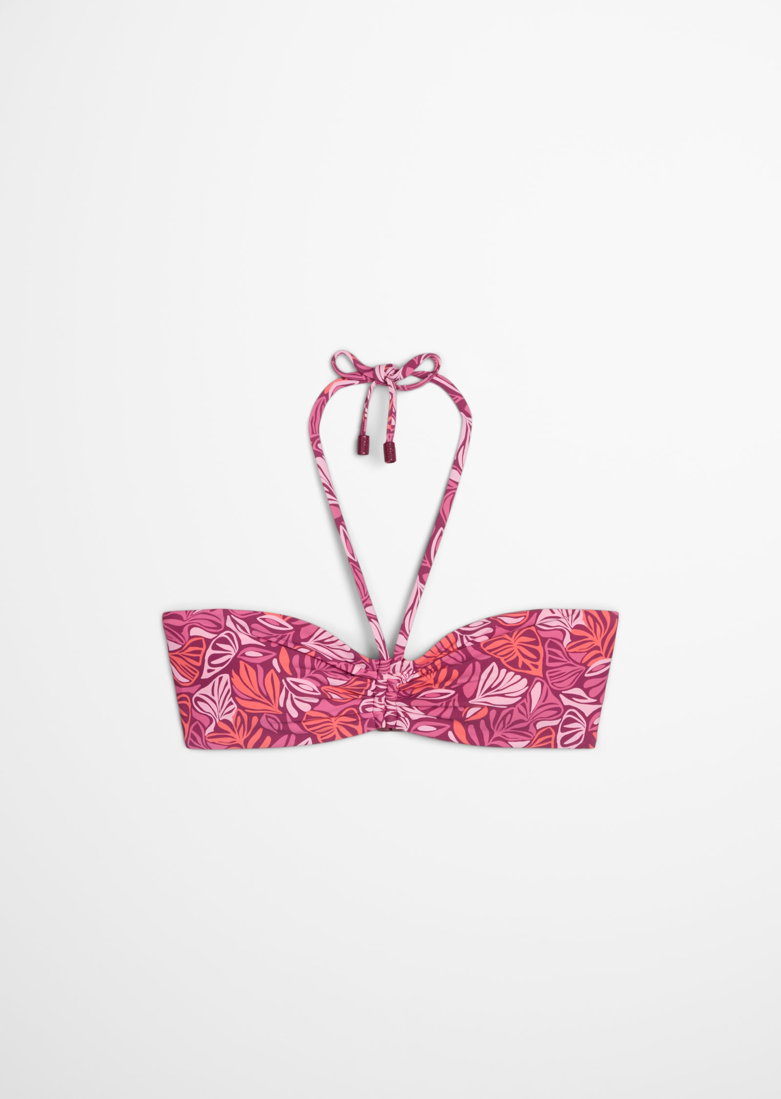 Marc O'Polo Top bikini bandeau »Abstract Leaf AOP«