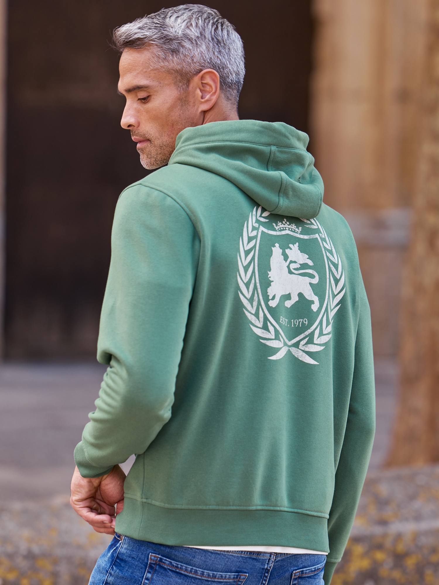 LERROS Hoodie »Sweatshirt Hoodie mit Kapuze mit Tunnelzug«, Tissu mélangé coton doux pour un grand confort de port
