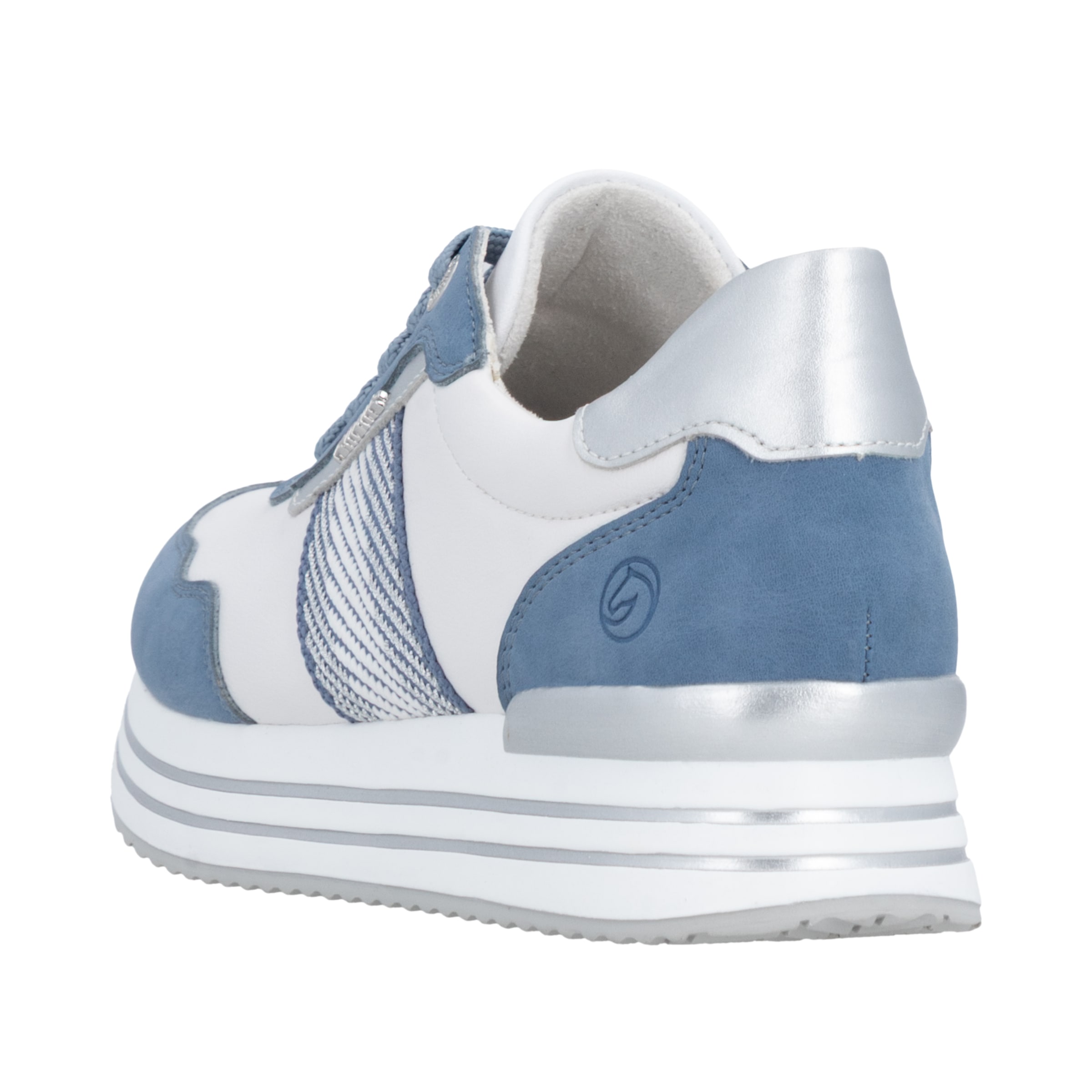Remonte Plateausneaker  Halbschuh, Schnürschuh mit Metallicdetails und Softfussbett