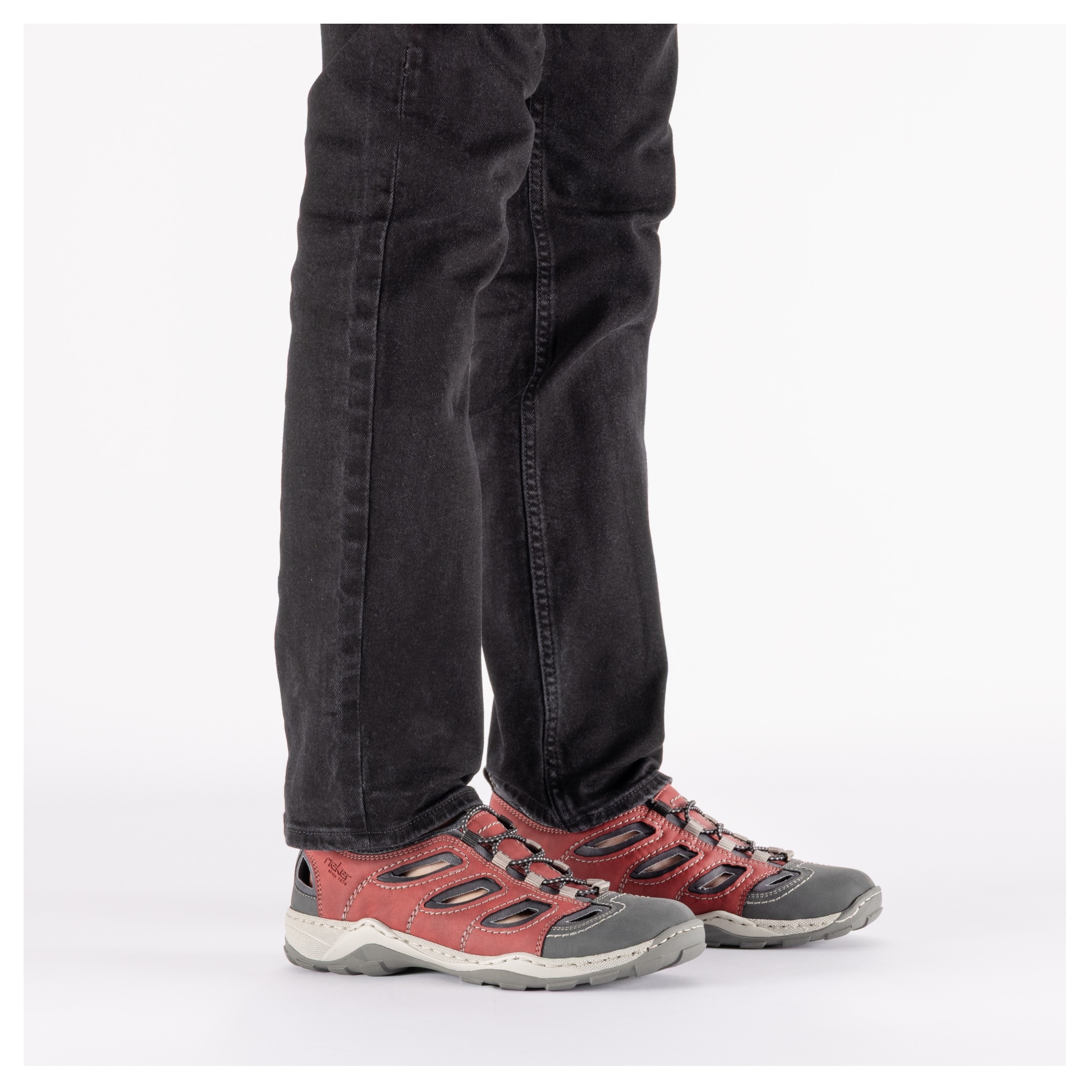 Rieker Slipper  chaussure de trekking, sandale, chaussure d’été avec élastique pratique