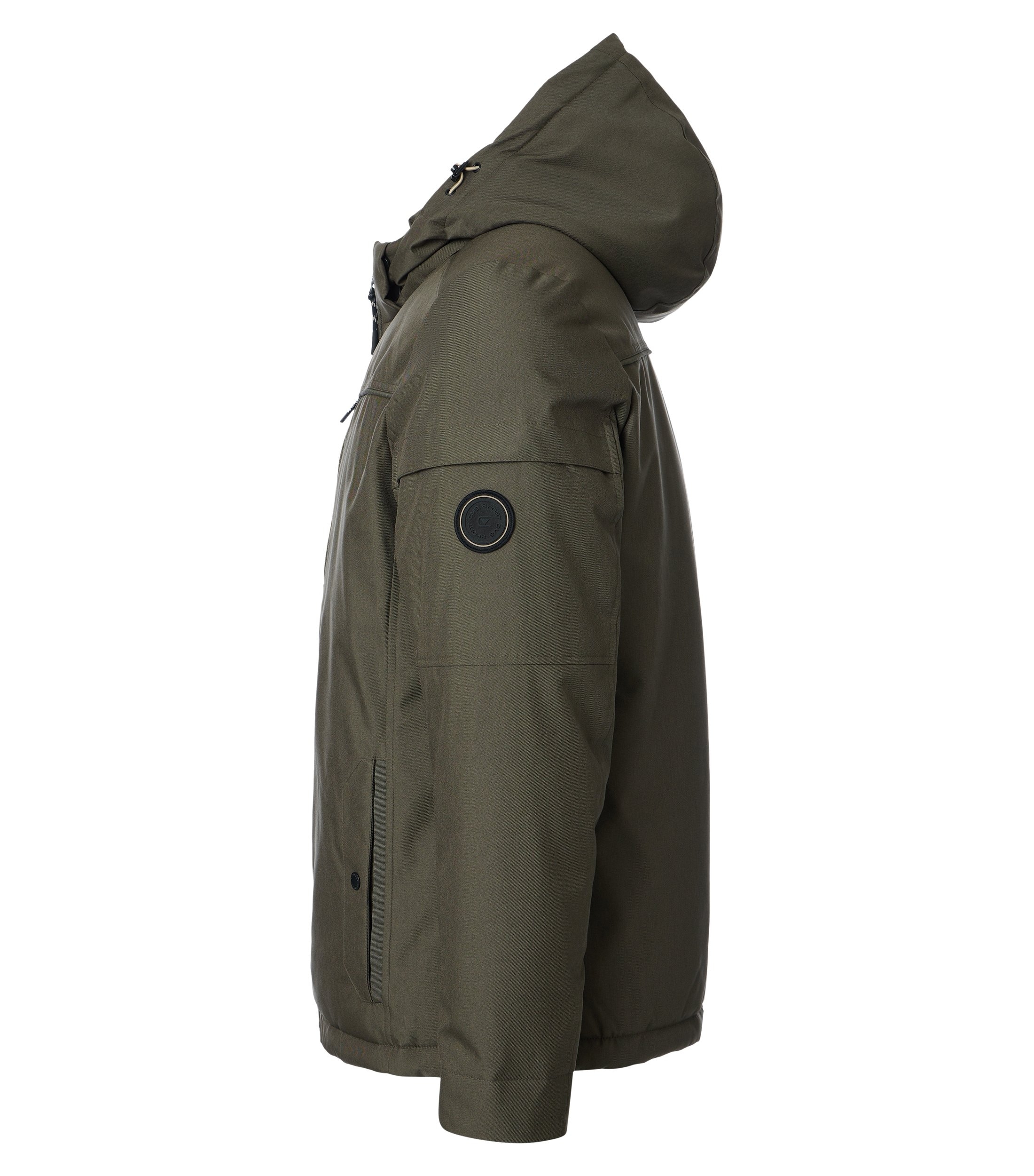 CASAMODA Veste d'hiver avec capuche avec capuche et fermeture éclair