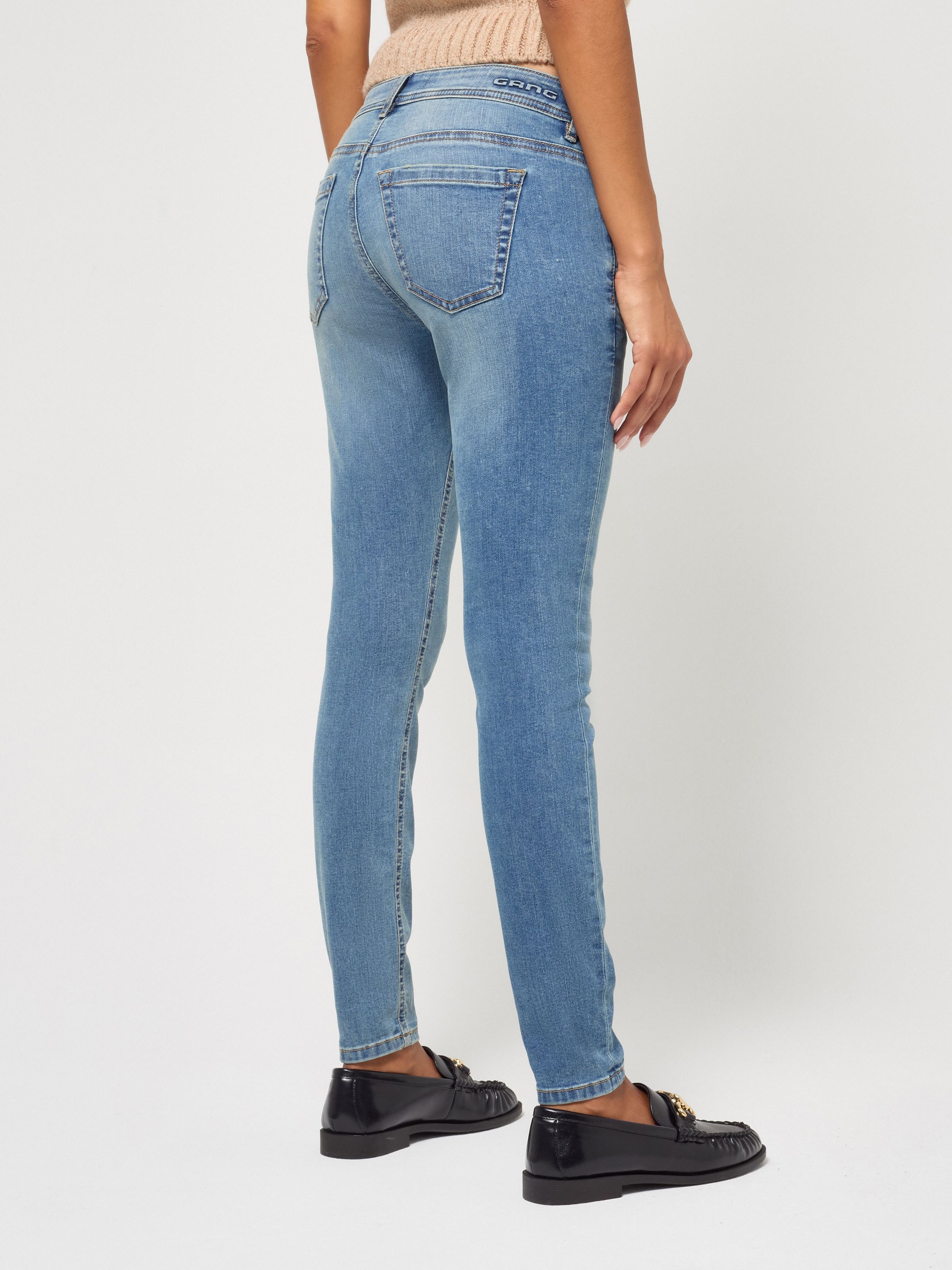 GANG Jeans skinny »94FAITH CROPPED« avec longueur de jambe raccourcie