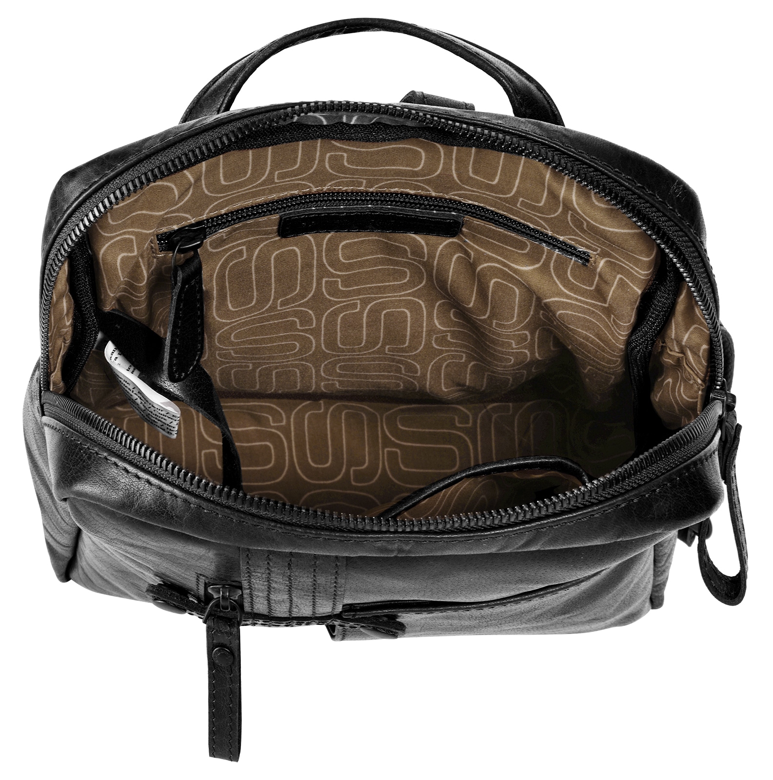 Spikes & Sparrow Sac à dos de ville echt Leder