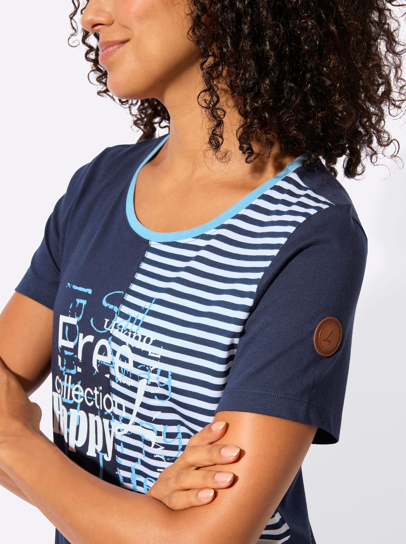 Casual Looks Shirt à col rond »Rundhals-Shirt« 1 pièces