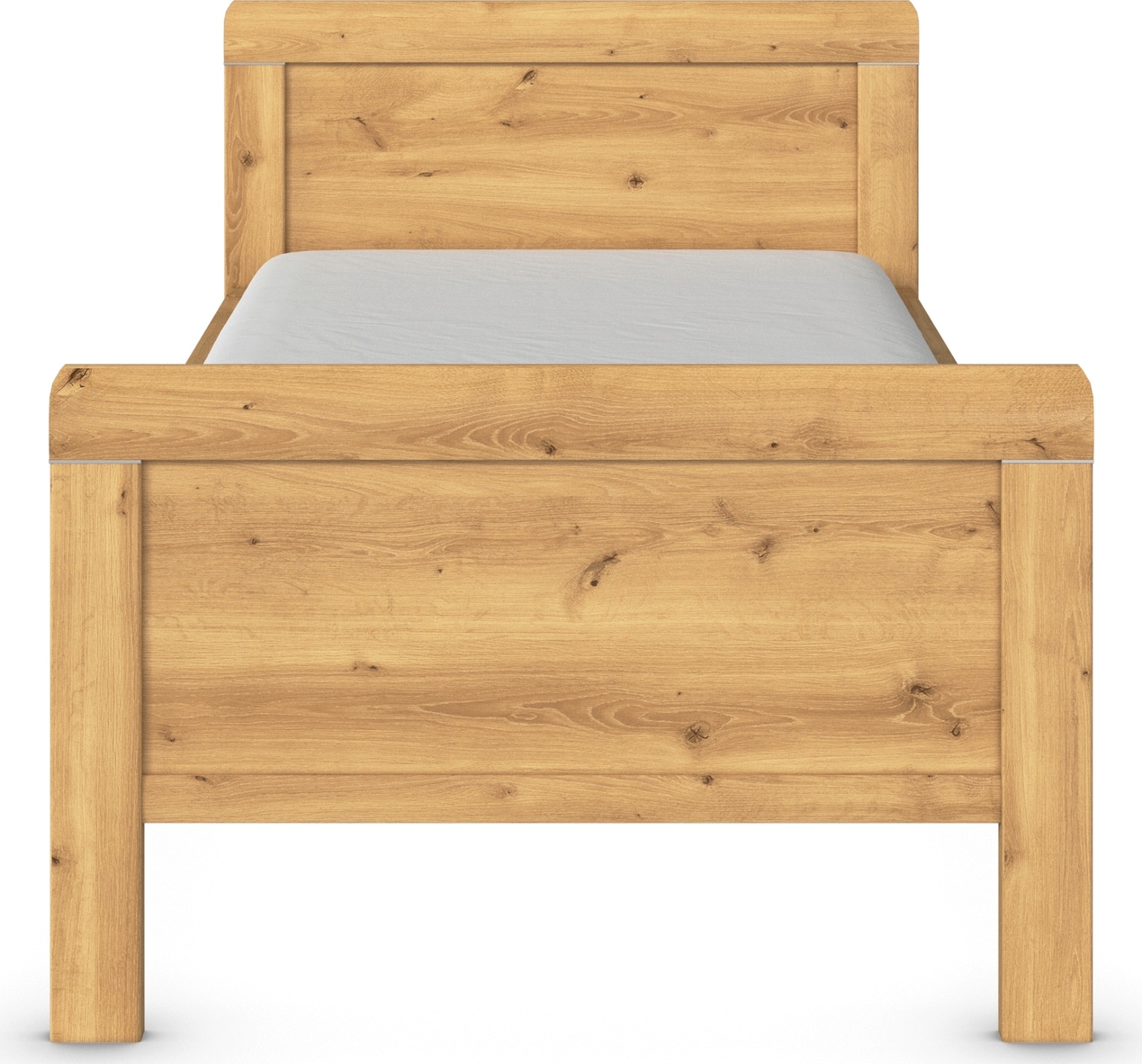 rauch Lit »Bett Einzelbett Stollenbett EVELYN« à hauteur confortable en panneau de bois dans un style élégant MADE IN GERMANY