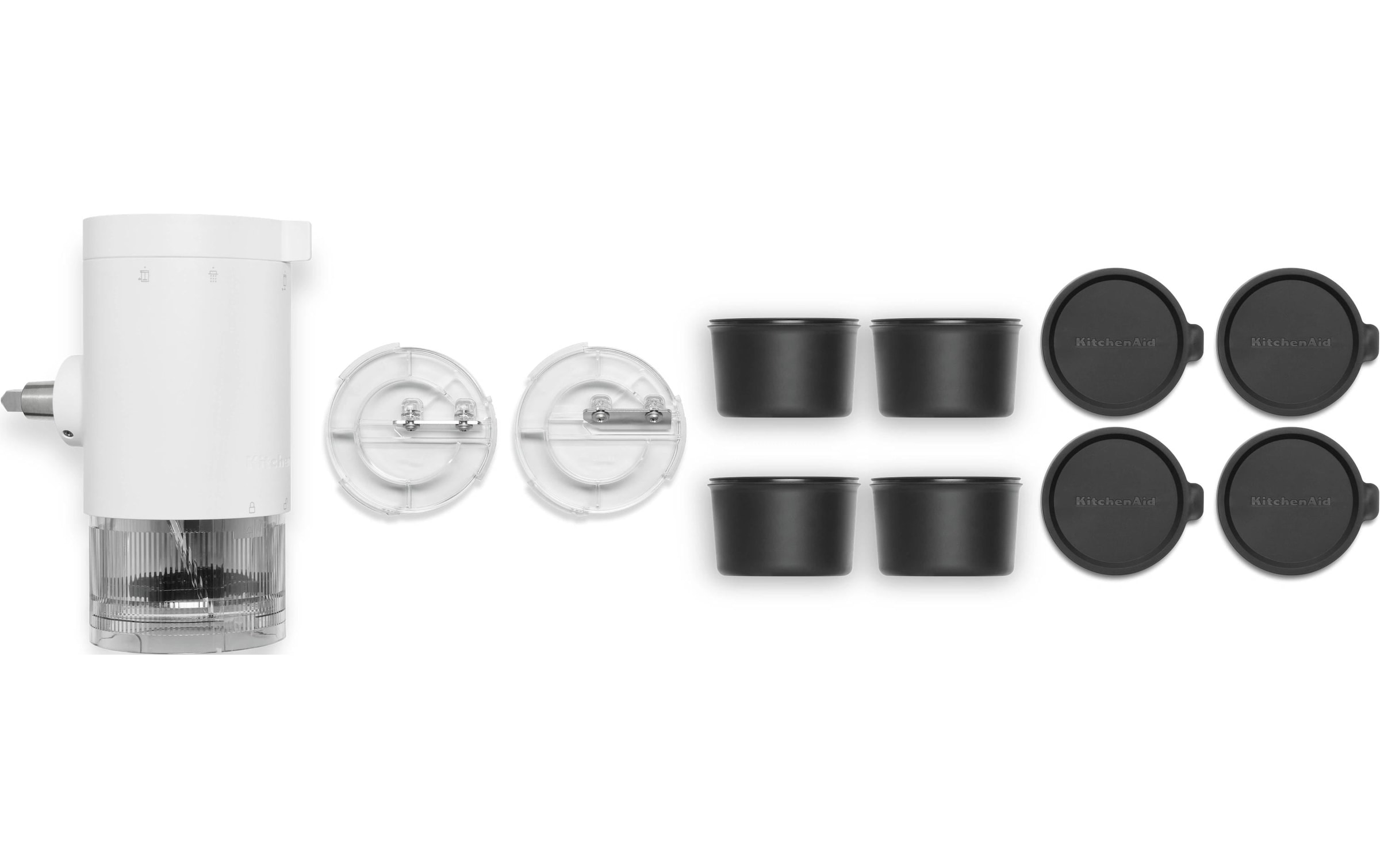 KitchenAid Rehausse de la machine à glaçons »Shave-Ice Aufsatz 5KSMSIA« Vielseitiger Shave-Ice-Vorsatz mit 2 Klingen