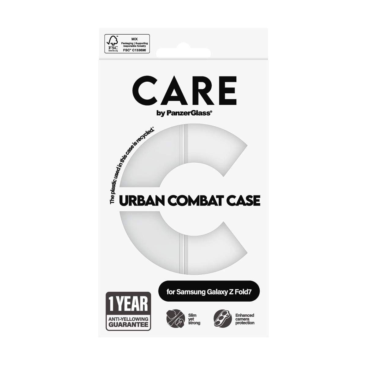 CARE by PanzerGlass Handyhülle »Urban Combat Case für Samsung Galaxy Z Fold7« Samsung Galaxy Z Fold7 Backcover, Schutzhülle, Handyschutzhülle, Case, Schutzcase, stossfest