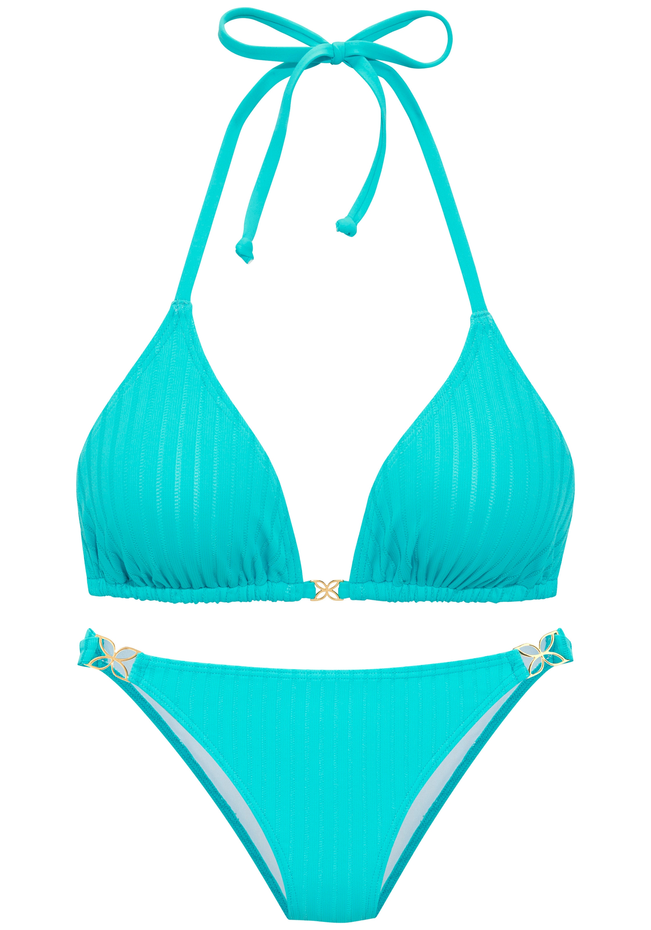 LASCANA Bikini triangle »Omono« avec boucles décoratives