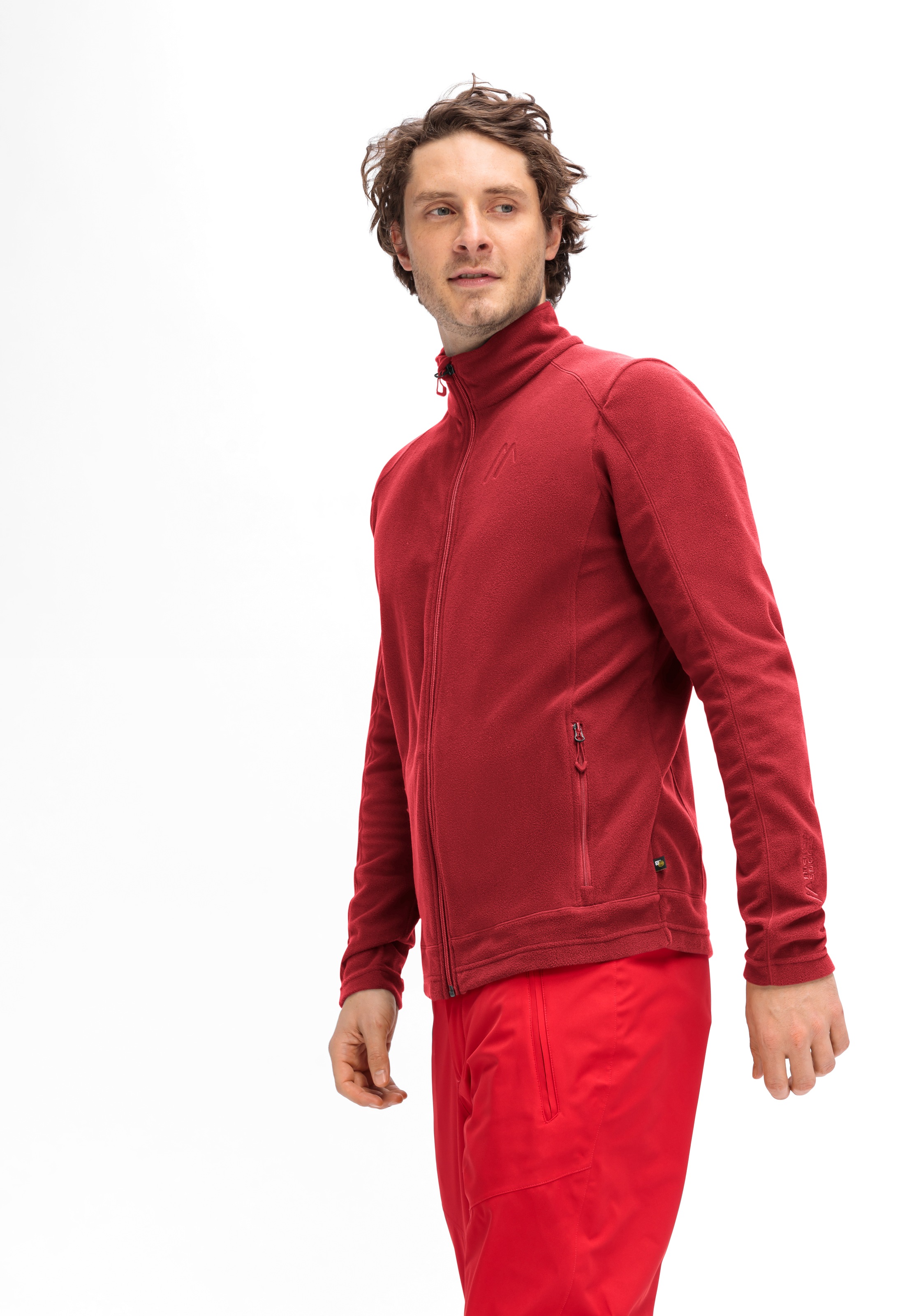 Maier Sports Veste polaire »Dennis Jacket M« Herren Midlayer, pflegeleichtes Fleece mit 2 RV-Taschen