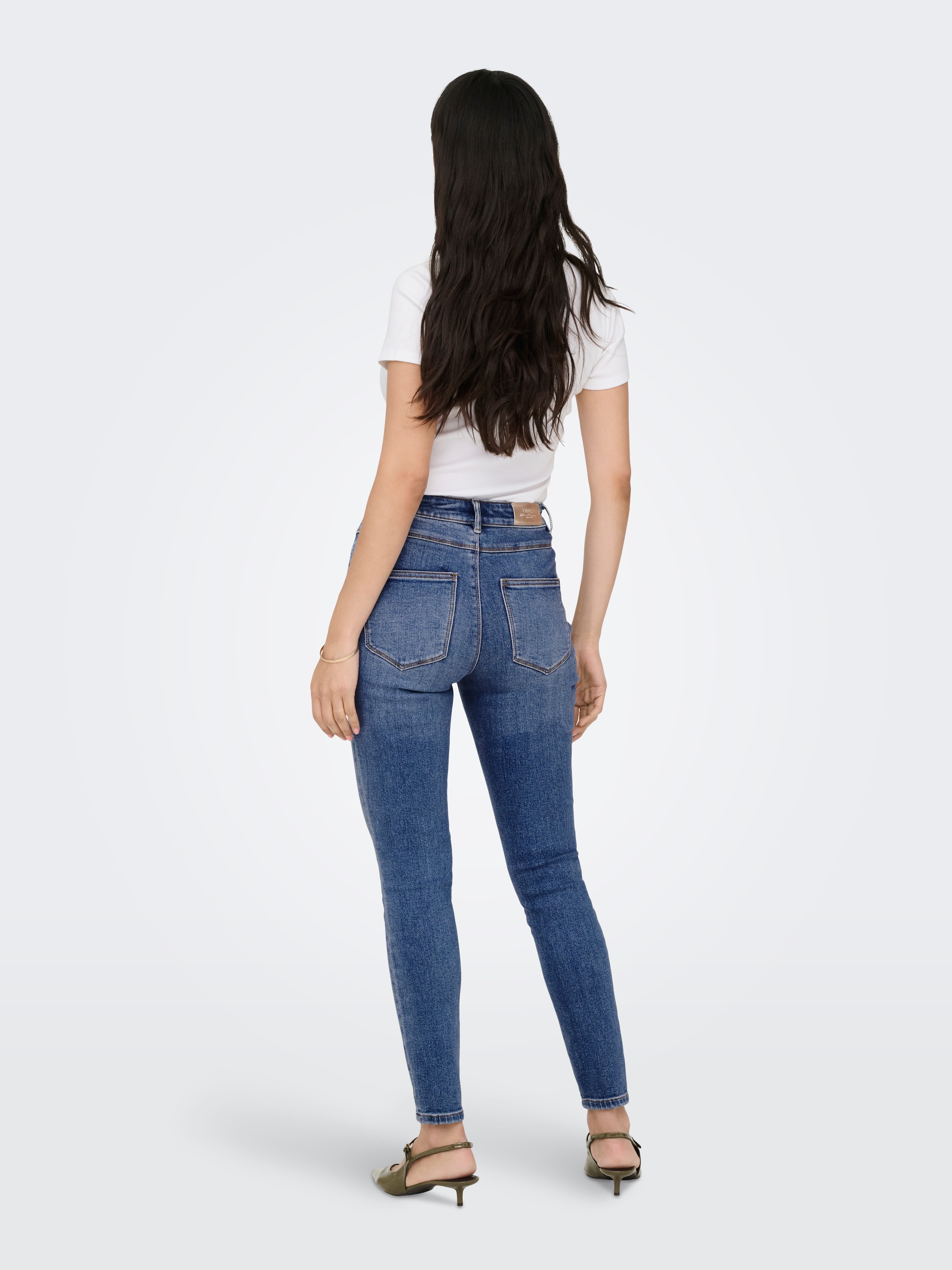 ONLY Jeans skinny »ONLMILA HW SK ANK DNM BJ13994 NOOS« Baumwollmischung, skinny fit