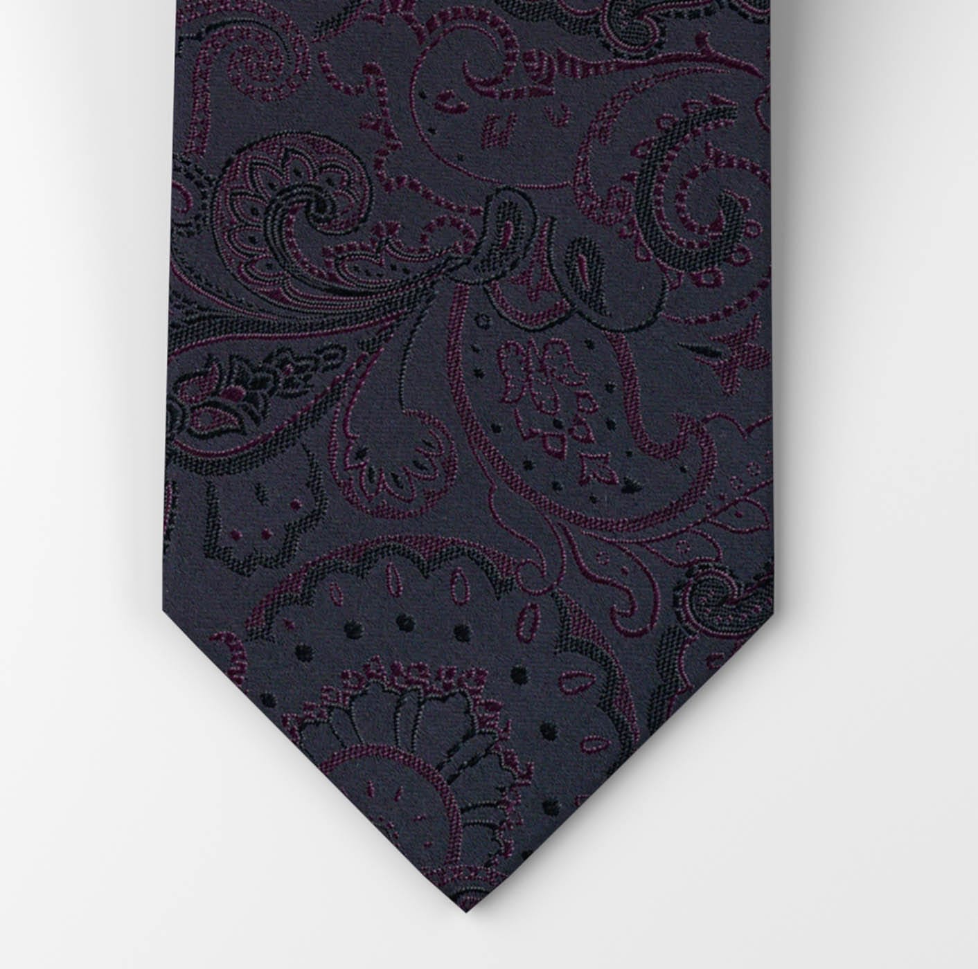 OLYMP Cravate reine Seide, modisches Muster, 6,5 cm