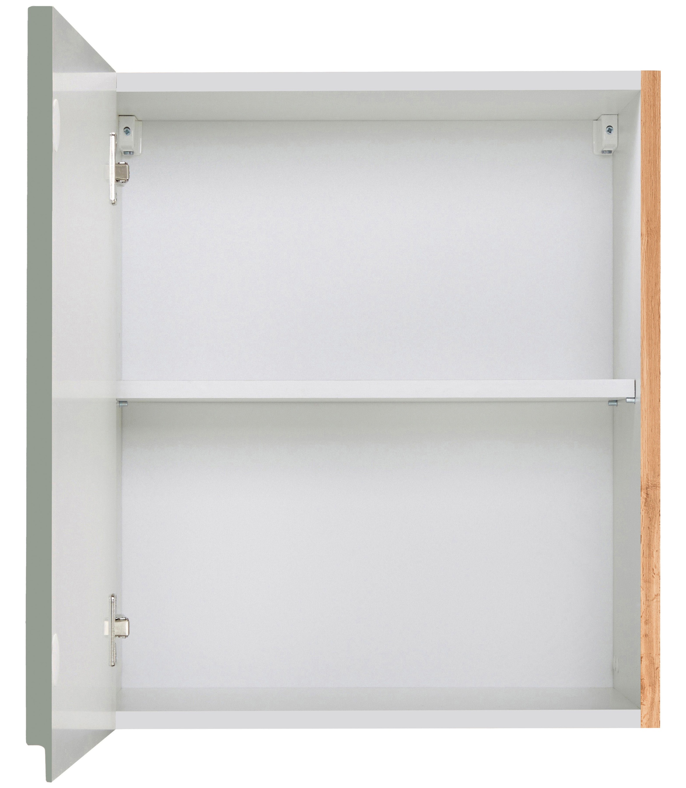 KOCHSTATION Armoire suspendue »KS-Virginia,neu in verbesserter Ausführung« Rangement, Softclose,  largeur 50 cm, 1 porte, charnières amorties