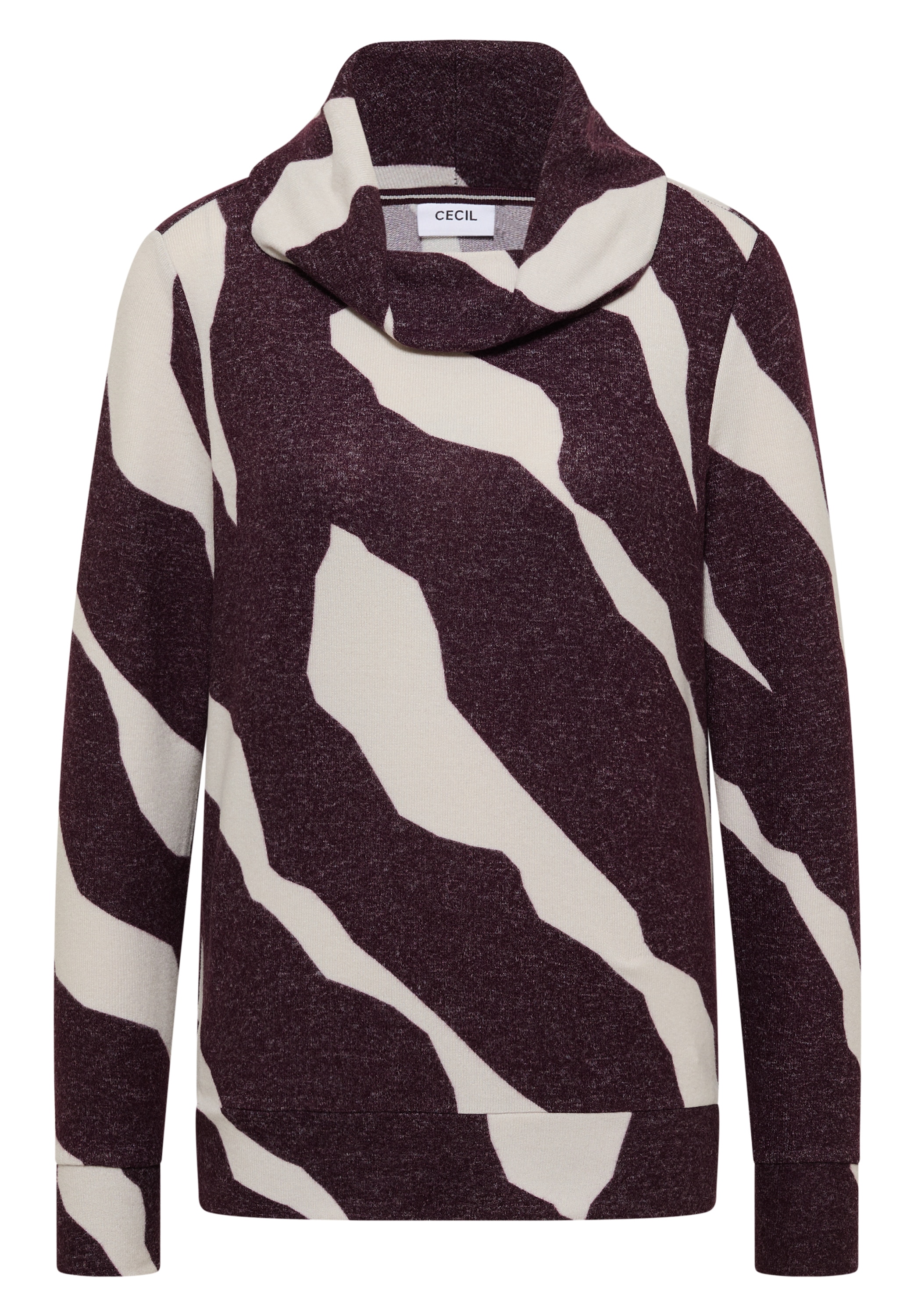 Cecil Wasserfallpullover mit Muster