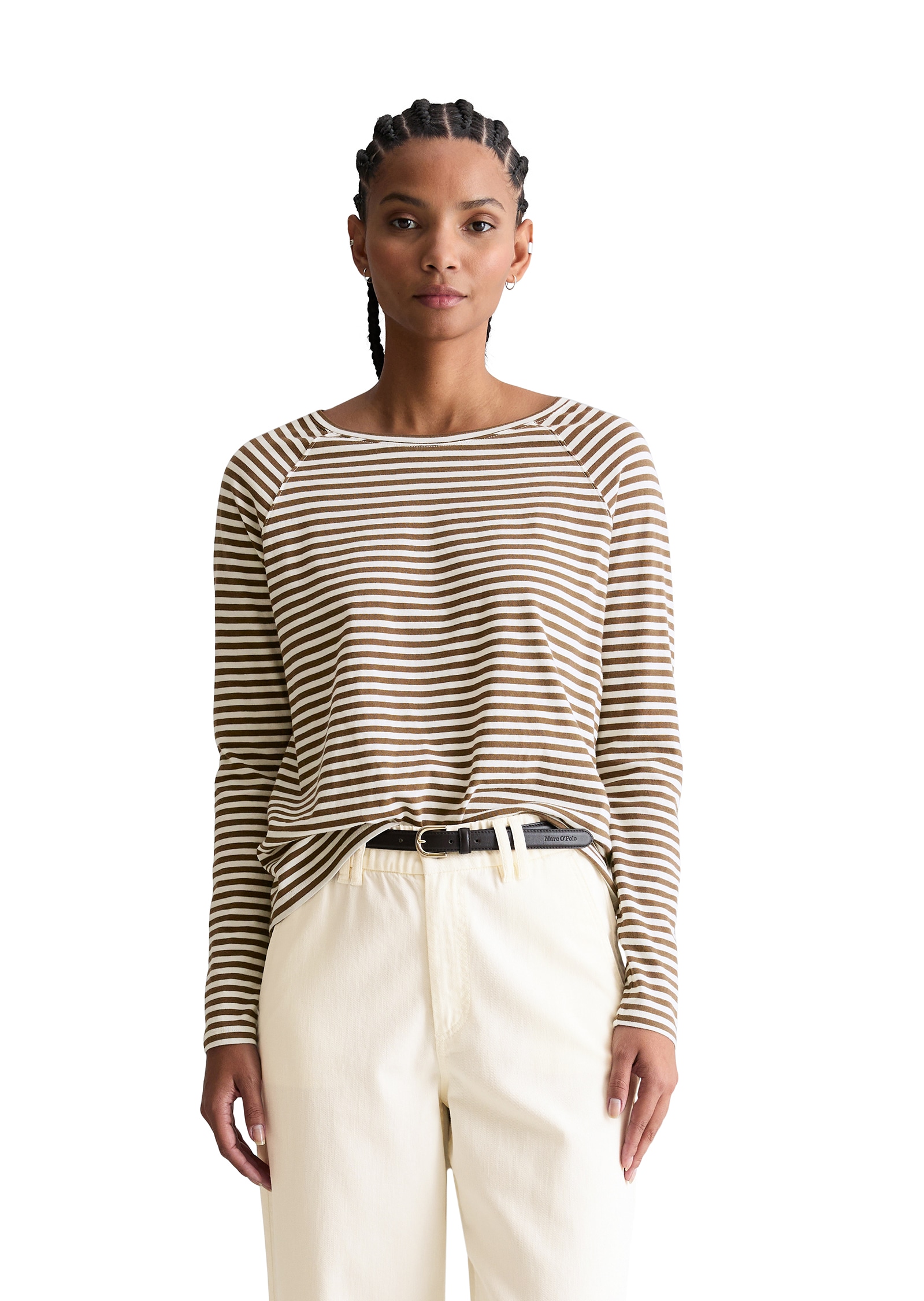 Marc O'Polo DENIM T-shirt à manches longues relaxed fit aus Loose Knit Jersey