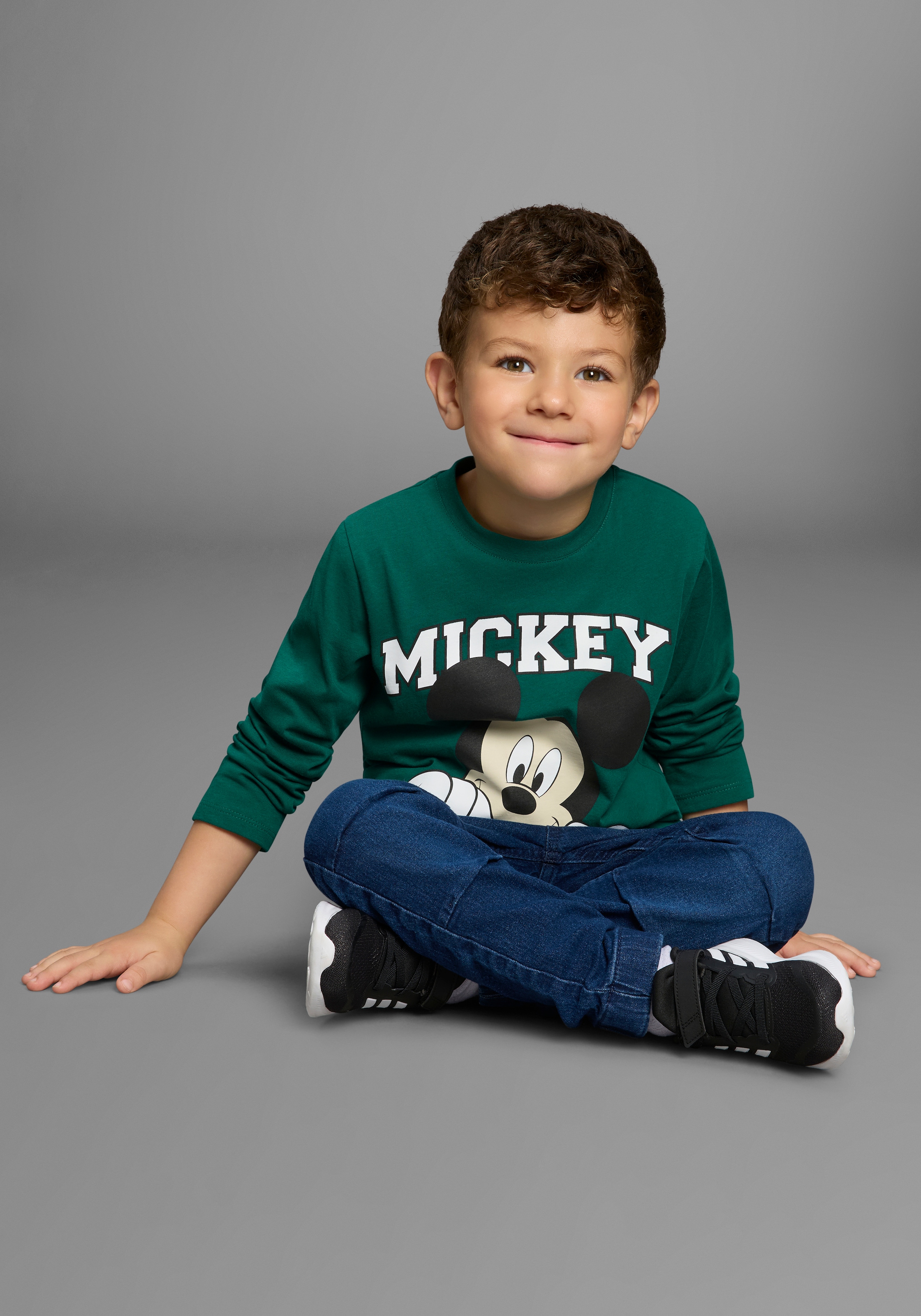 KIDSWORLD T-shirt à manches longues »Disney Shirt Mickey Mouse« Disney Shirt mit Mickey Mouse Druck