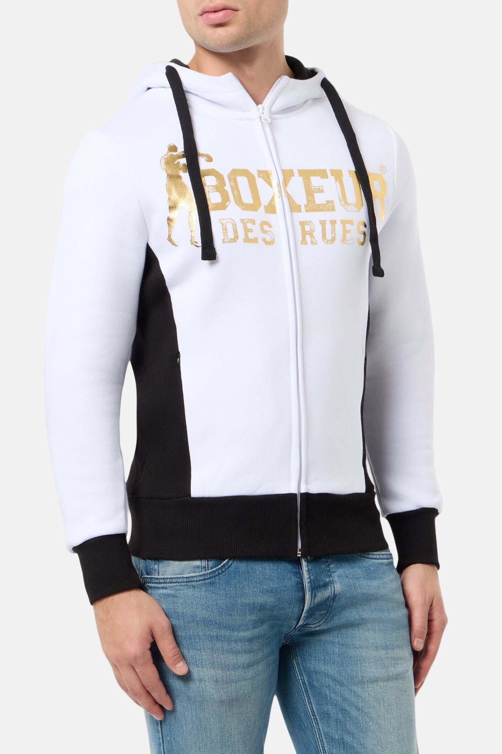 BOXEUR DES RUES Veste sweat »BOXEUR DES RUES Sweatjacke Hooded Full Zip Sweatshirt«
