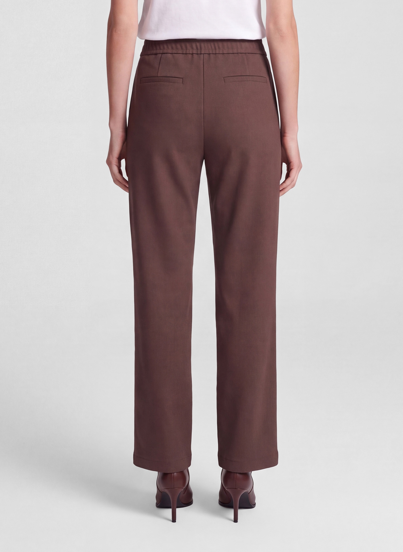 Rabe Pantalon en tissu  unifarben - mit Viskose/Stretch