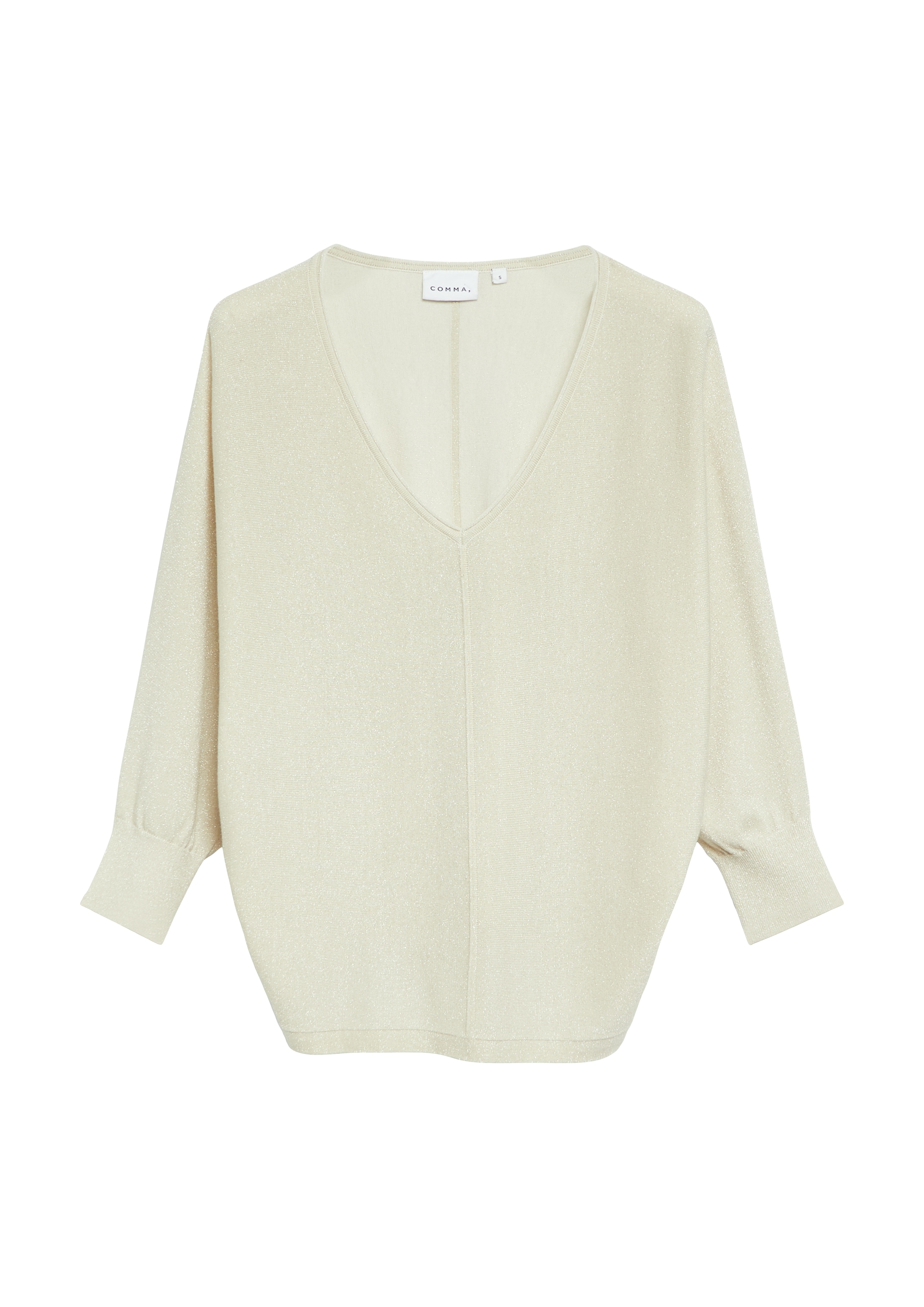 Comma Pull à manches 3/4 avec encolure en V et en viscose