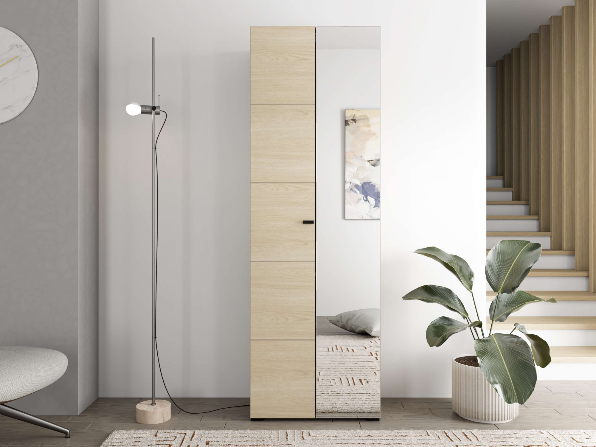 Home affaire Ensemble de vestiaires »Rathlin Flurmöbel, Dielenmöbel, Flurschrank, Flurgarderobe« 5tlg, 5 cuis tlg.