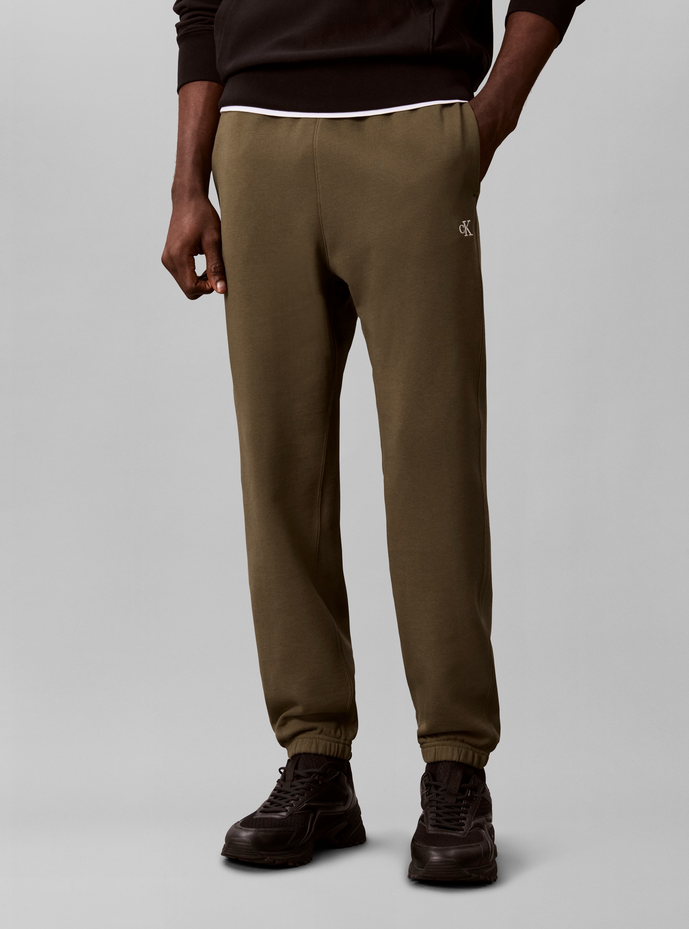 Calvin Klein Pantalon sweat »EU 350TERRY MONOGRAM JOGGER«  coupe régulière