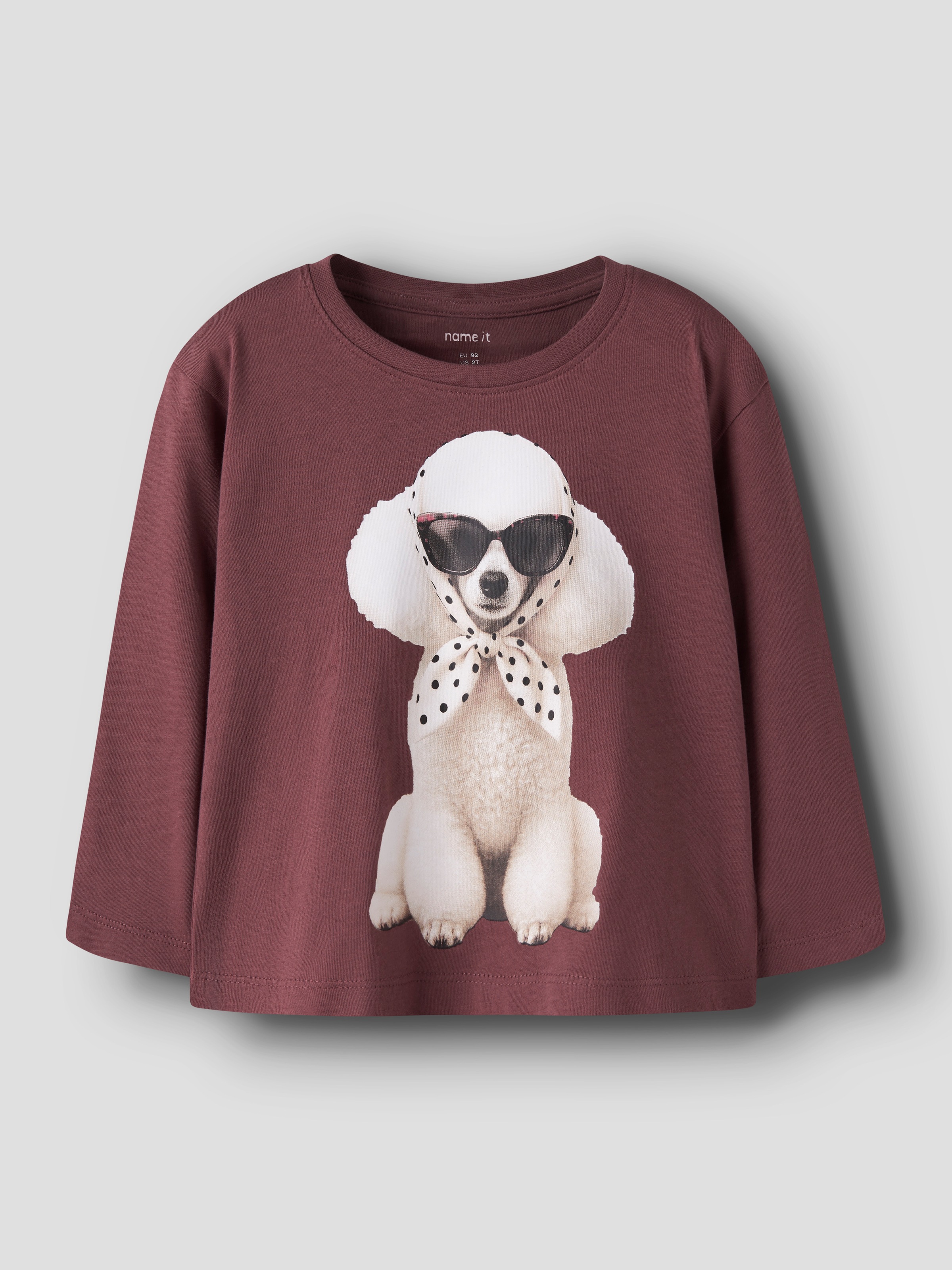 Name It T-shirt à manches longues »NMFVOTEA 2P LS NREG TOP« Paquet, 2 coton, coupe régulière