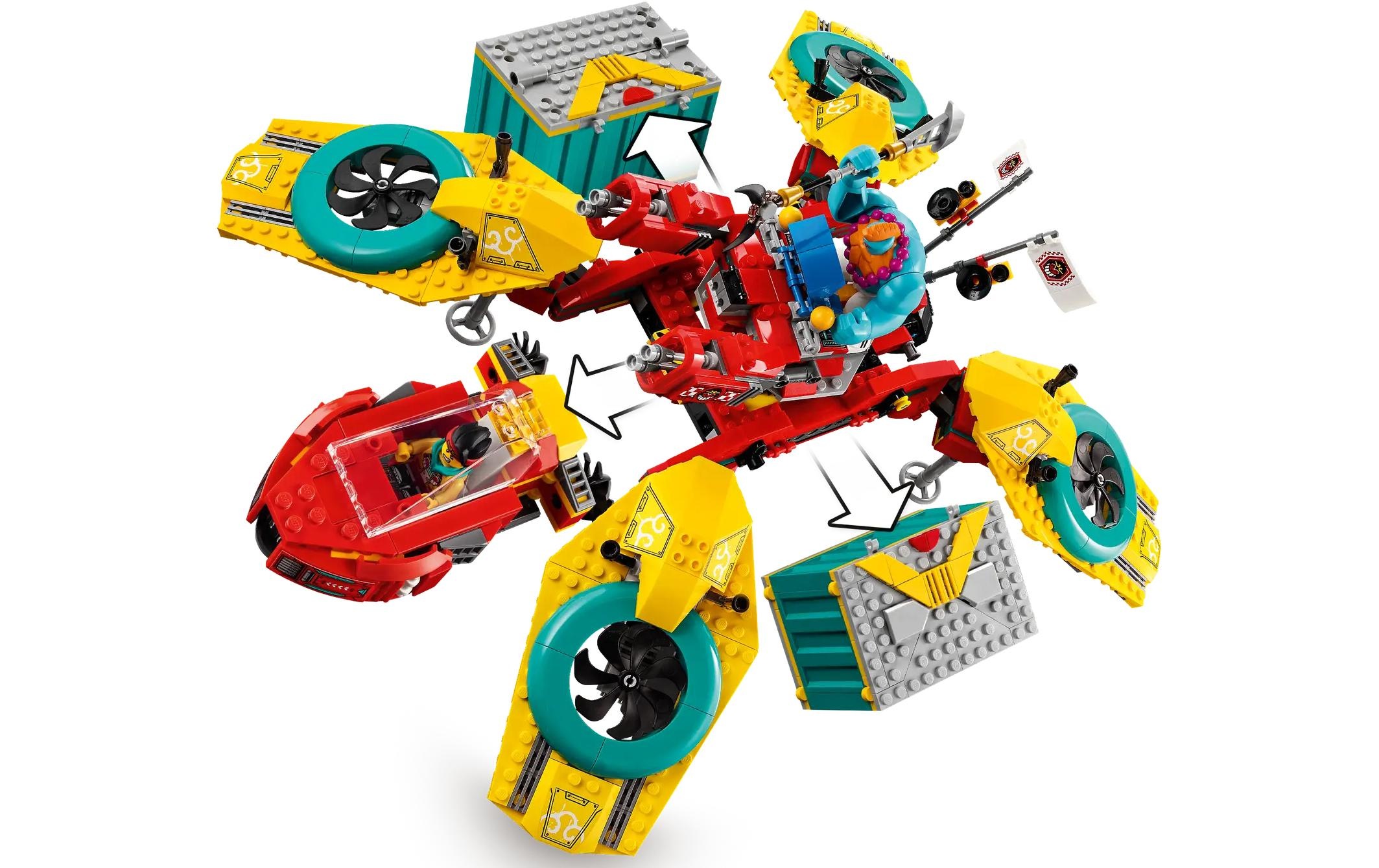 LEGO® Konstruktionsspielsteine »Monkie Kid Monkie Kids Hubschrauberdrohne 80023«