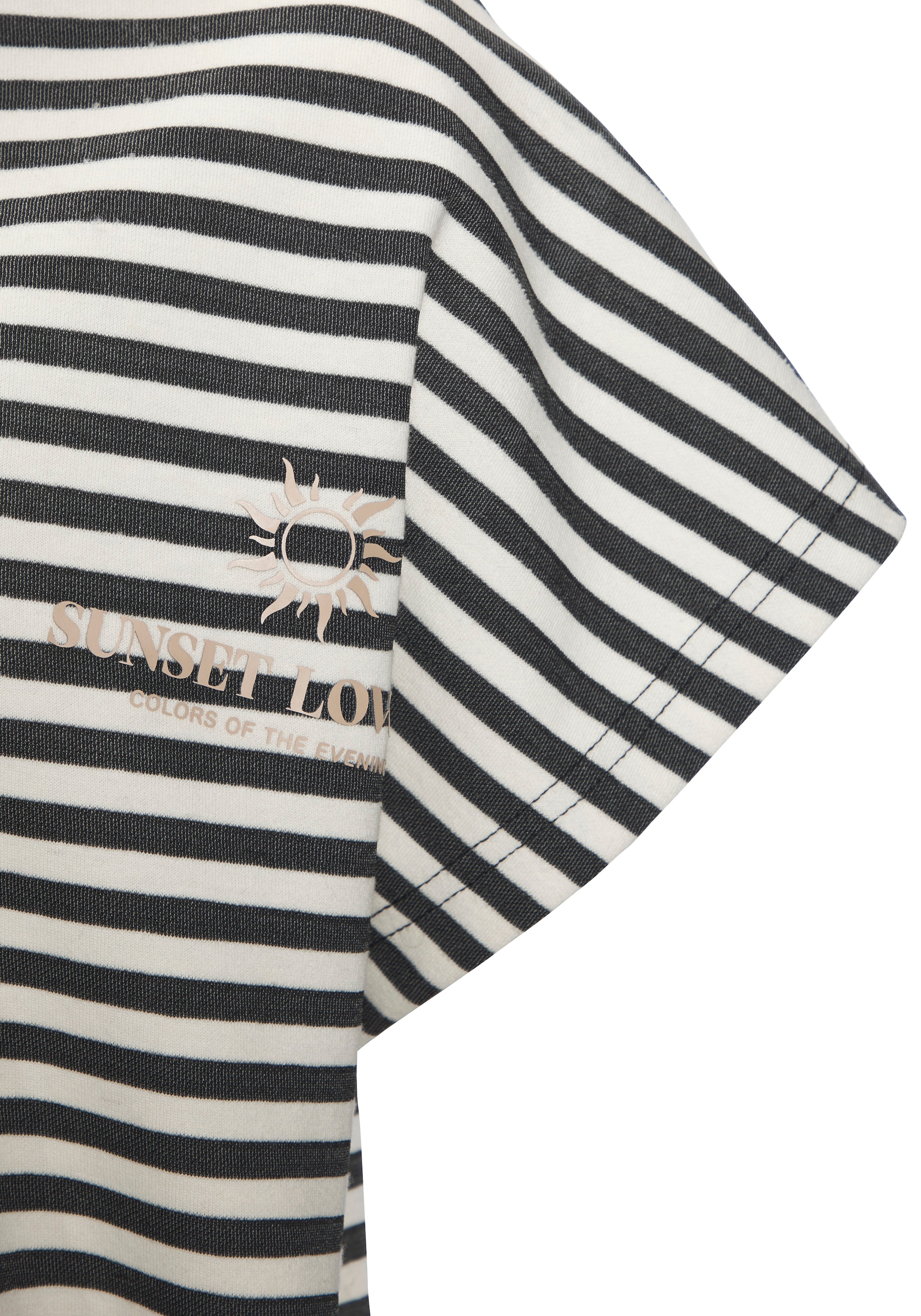 H.I.S T-shirt à capuche mit Kordelzug und weitem Armausschnitt, Loungewear