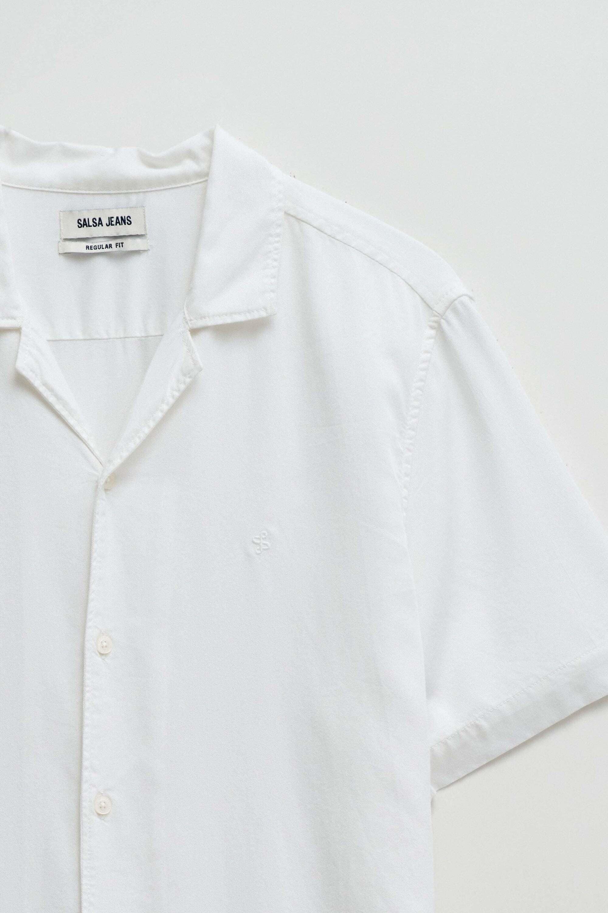Salsa Chemise à manches courtes »Salsa Jeans Kurzarmhemd Shirt Light Denim«
