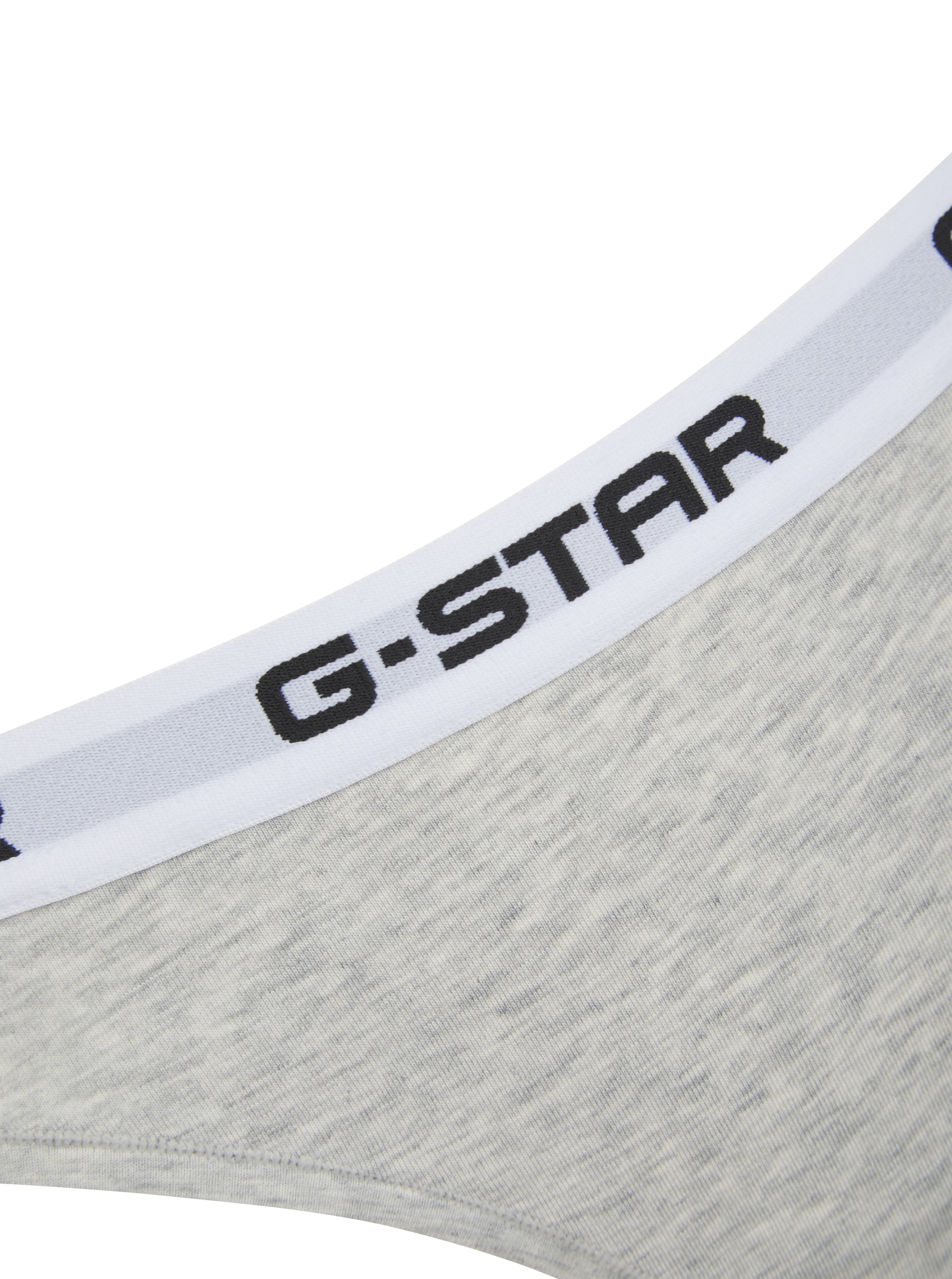 G-STAR Tanga »OBSIDIAN, 2 PACK THONGS« Packung, 2 Stk. mit Logobund