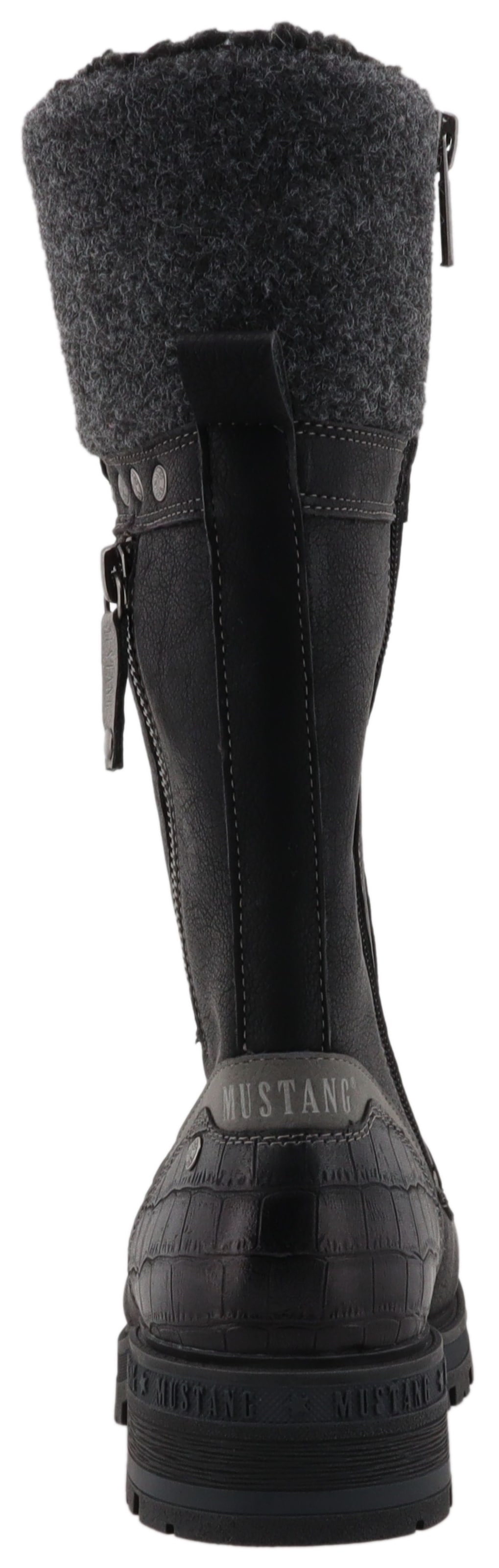 Mustang Shoes Bottes d'hiver »Darleen«  bottes à lacets avec fermeture éclair