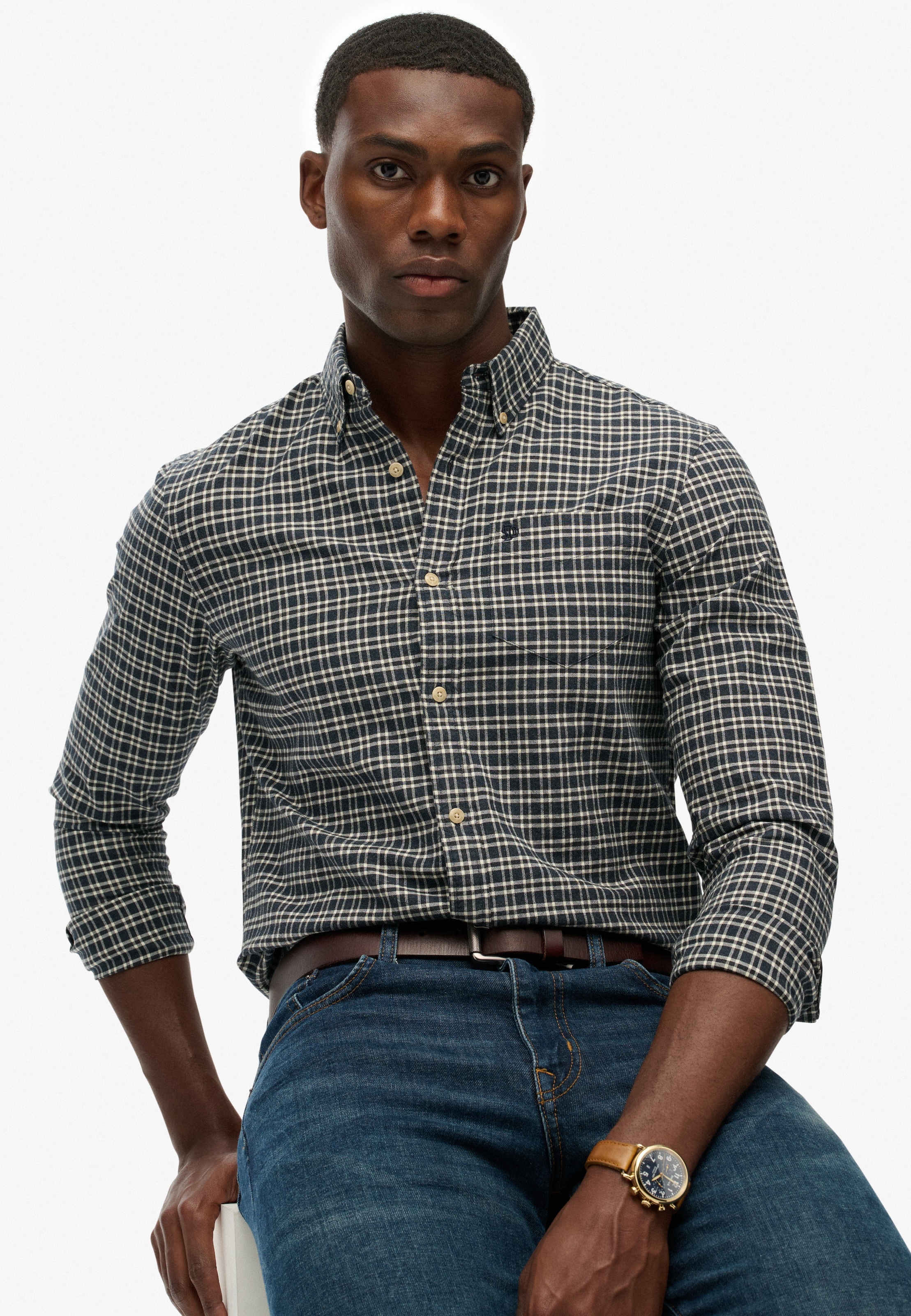 Superdry Chemise à manches longues »PREMIUM CHECK OXFORD SHIRT«